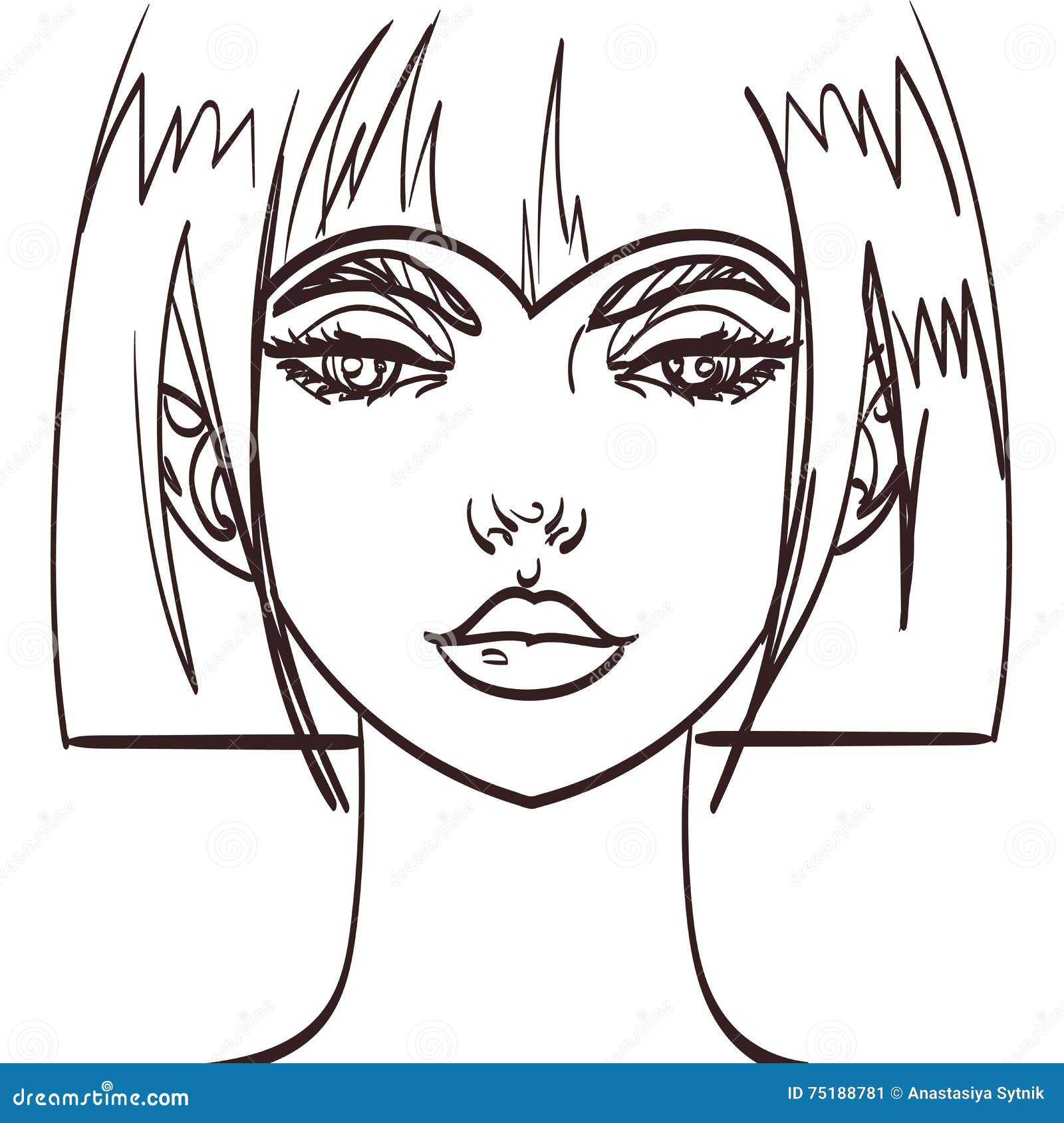 Aggregate 163+ cute face sketch latest