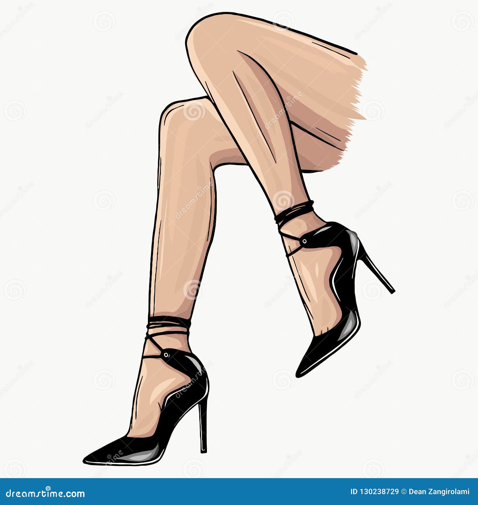 Red High Heel Stiletto Shoes Stock Illustration - Download Image Now - High  Heels, Shoe, Red - iStock