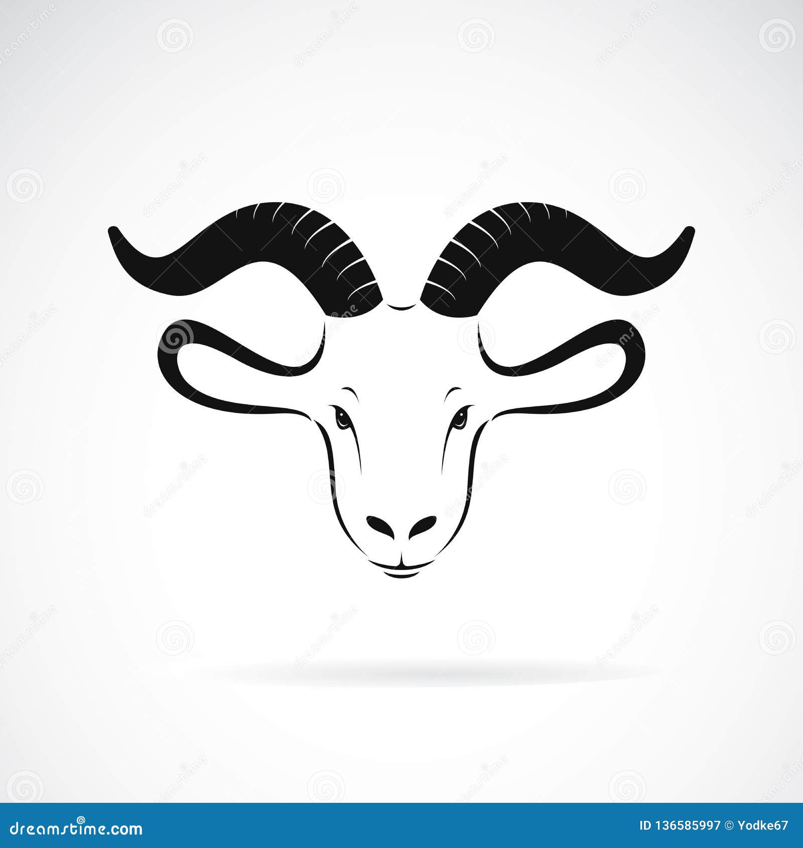 Download Vector Of Goat Design On A White Background, Animal Farm ...