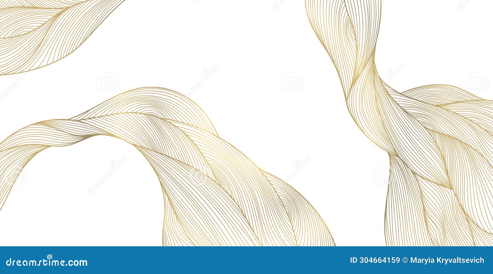  gold line wave background, abstract luxury elegant pattern. glitter flow japanese style , river, sea cover.