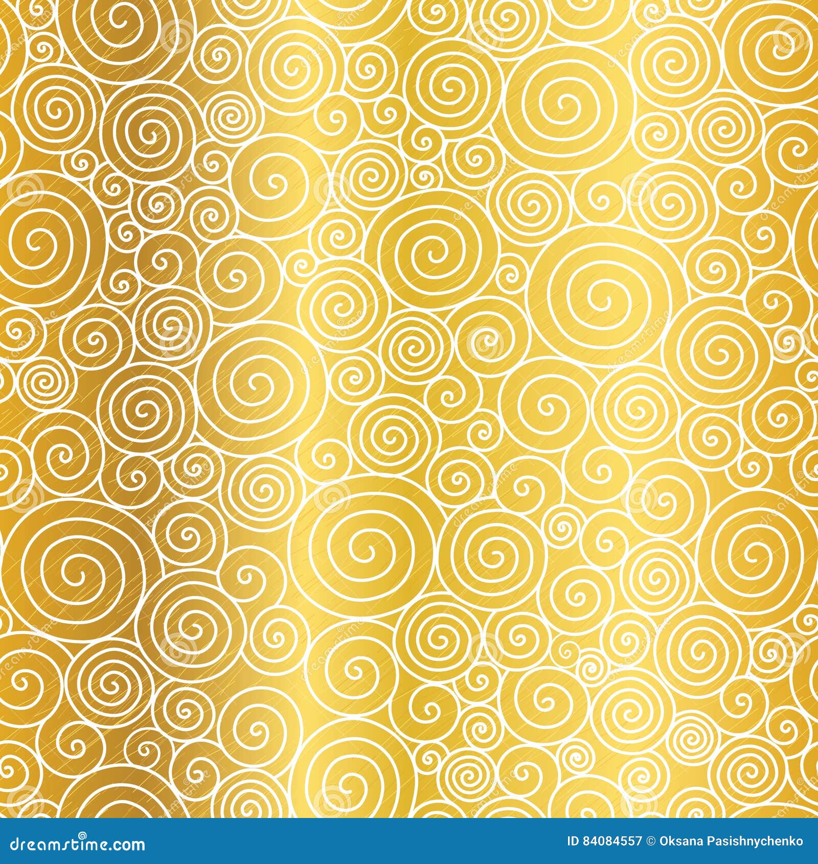 Vector Golden Abstract Swirls Seamless Pattern Background. Great for  Elegant Gold Texture Fabric, Cards, Wedding Stock Vector - Illustration of  packaging, metal: 84084557