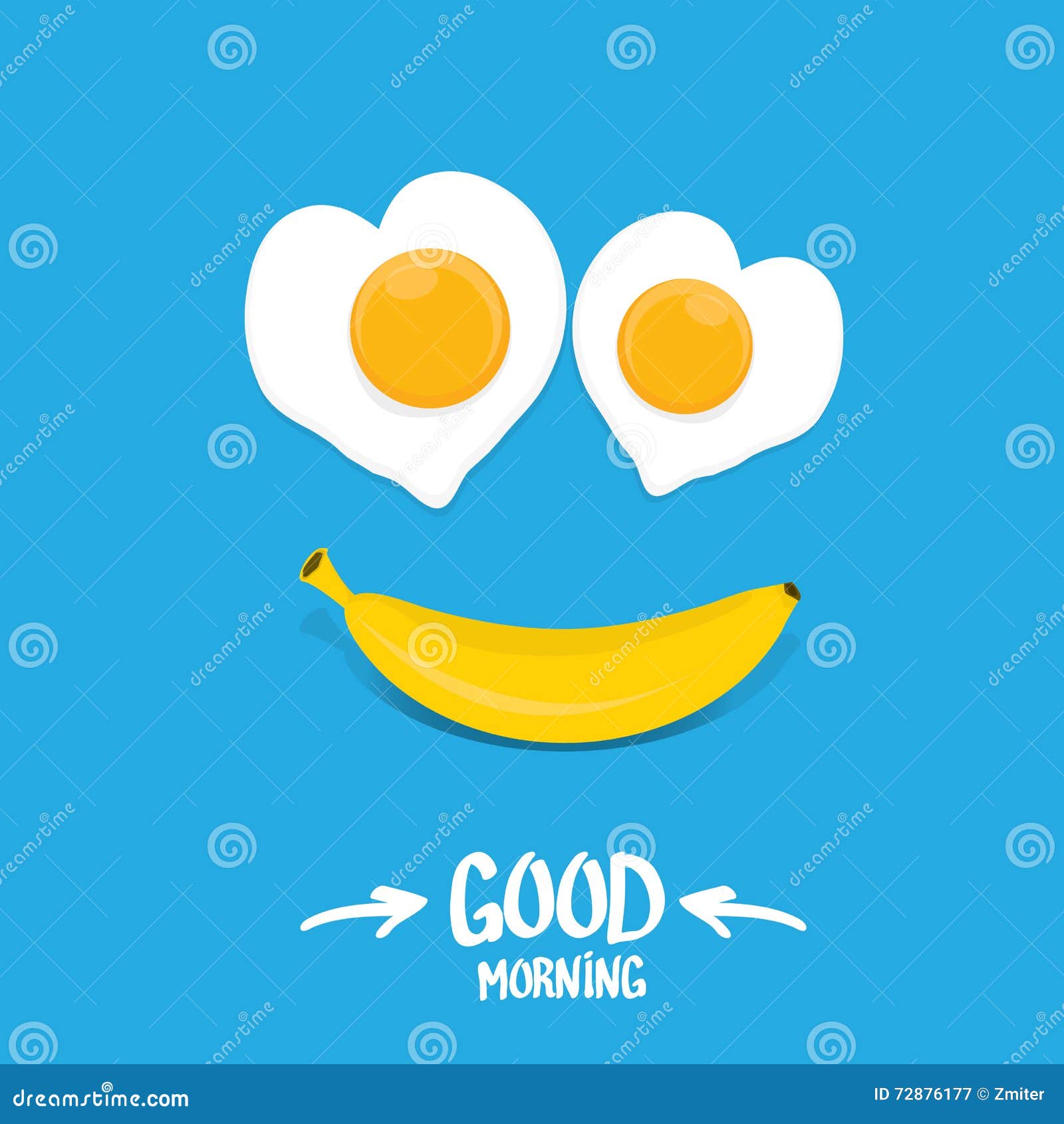 Vector Good Morning Funny Concept Vector Stock Vector - Illustration of ...