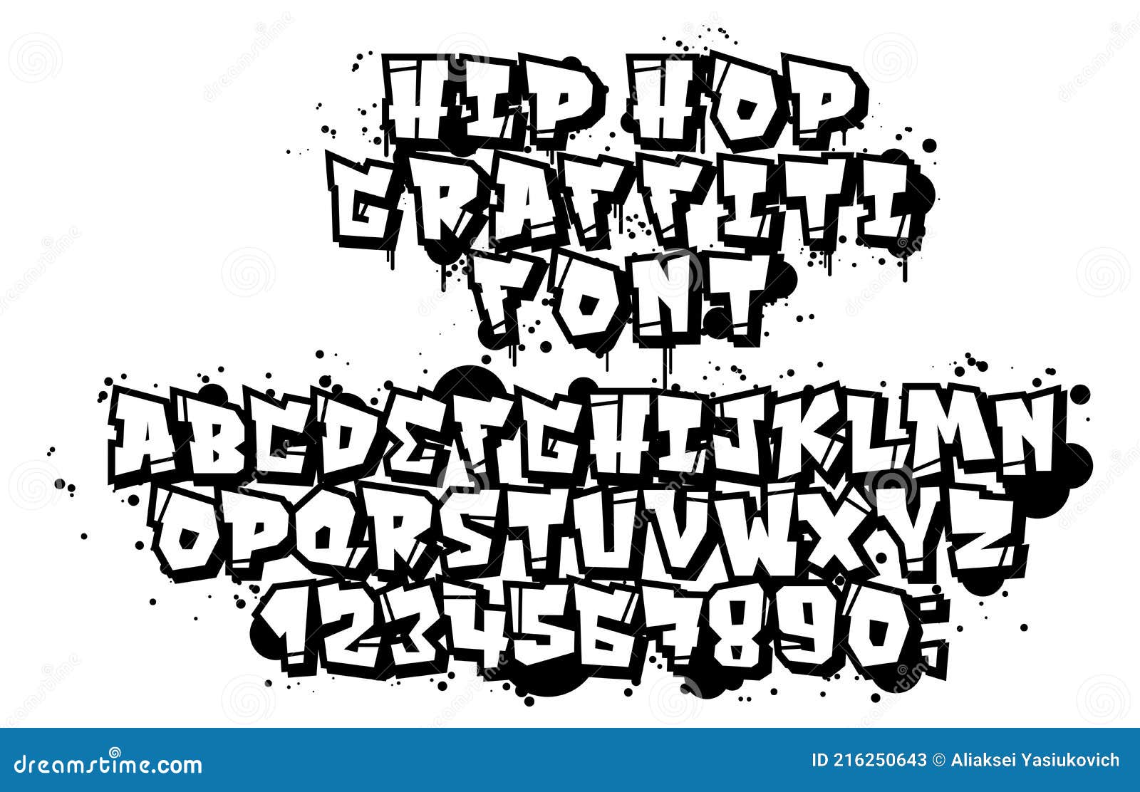 90s hip hop font