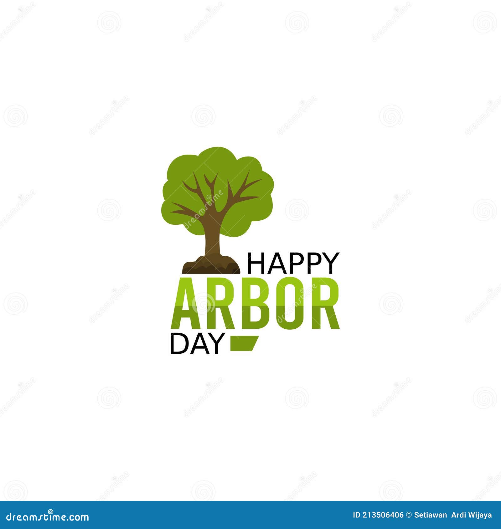 Vector Graphic of Happy Arbour Day Good for Happy Arbour Day