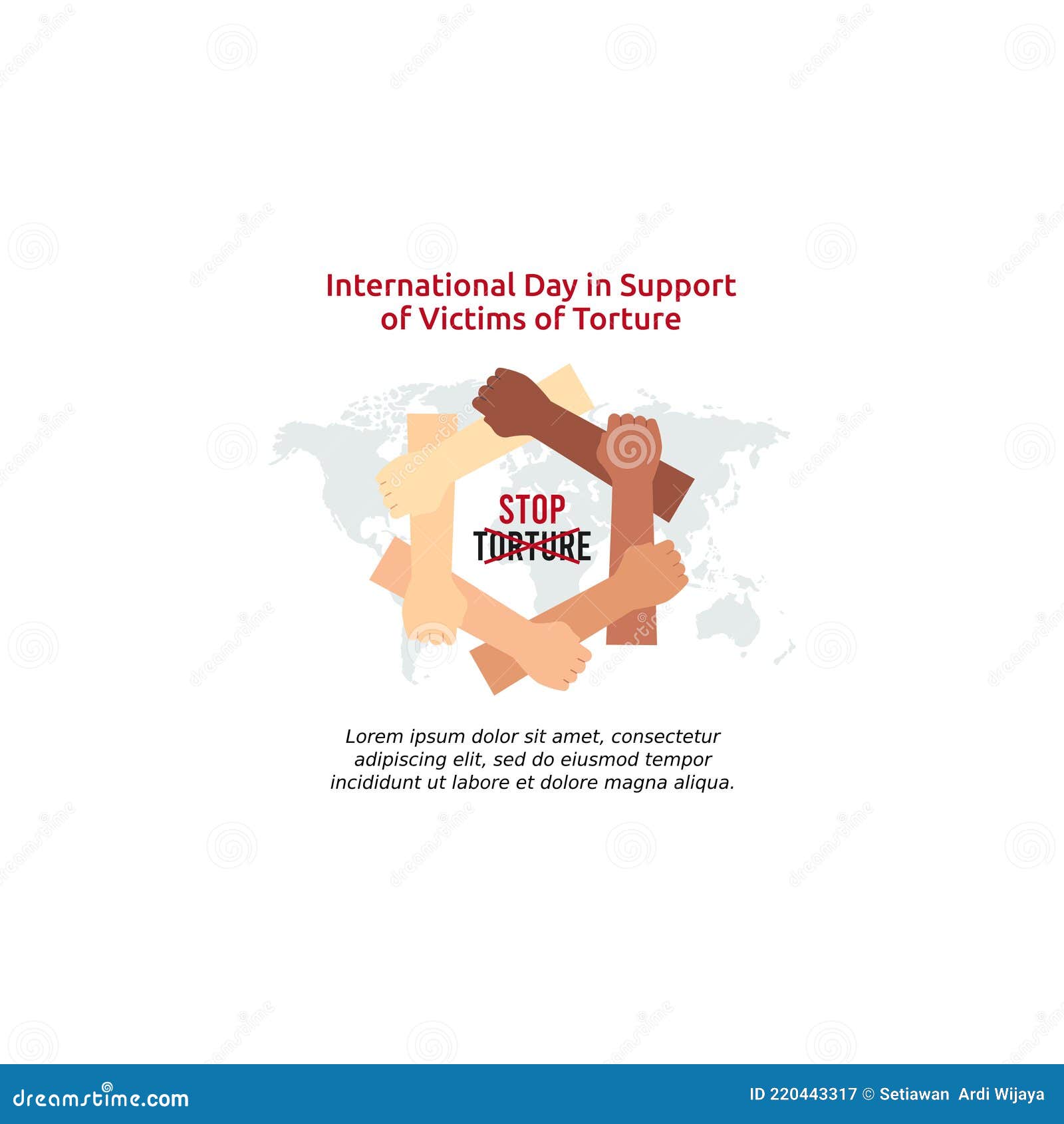 Vector Graphic Of International Day In Support Of Victims Of Torture Vector Graphic Of International Day In Support Of Victims Of Torture