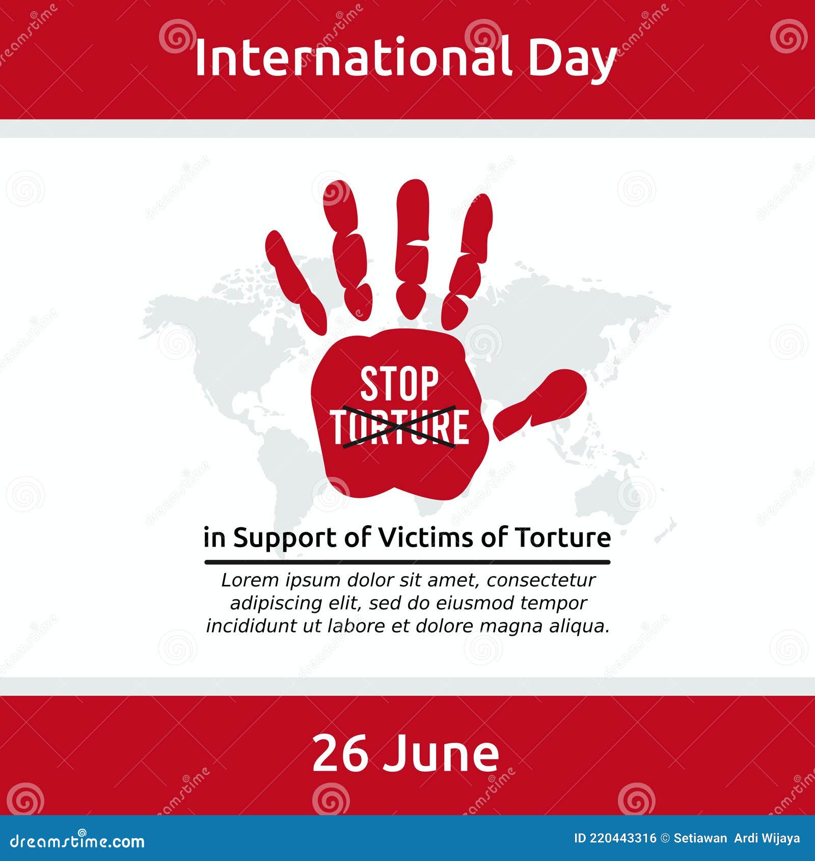 Vector Graphic Of International Day In Support Of Victims Of Torture Vector Graphic Of International Day In Support Of Victims Of Torture