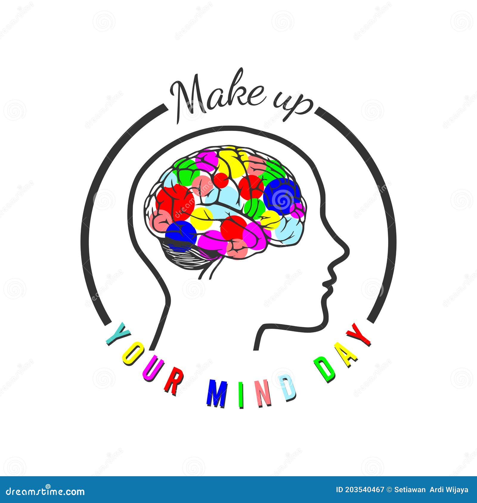Vector Graphic of Make Up Your Mind Day Good for Make Up Your Mind Day 