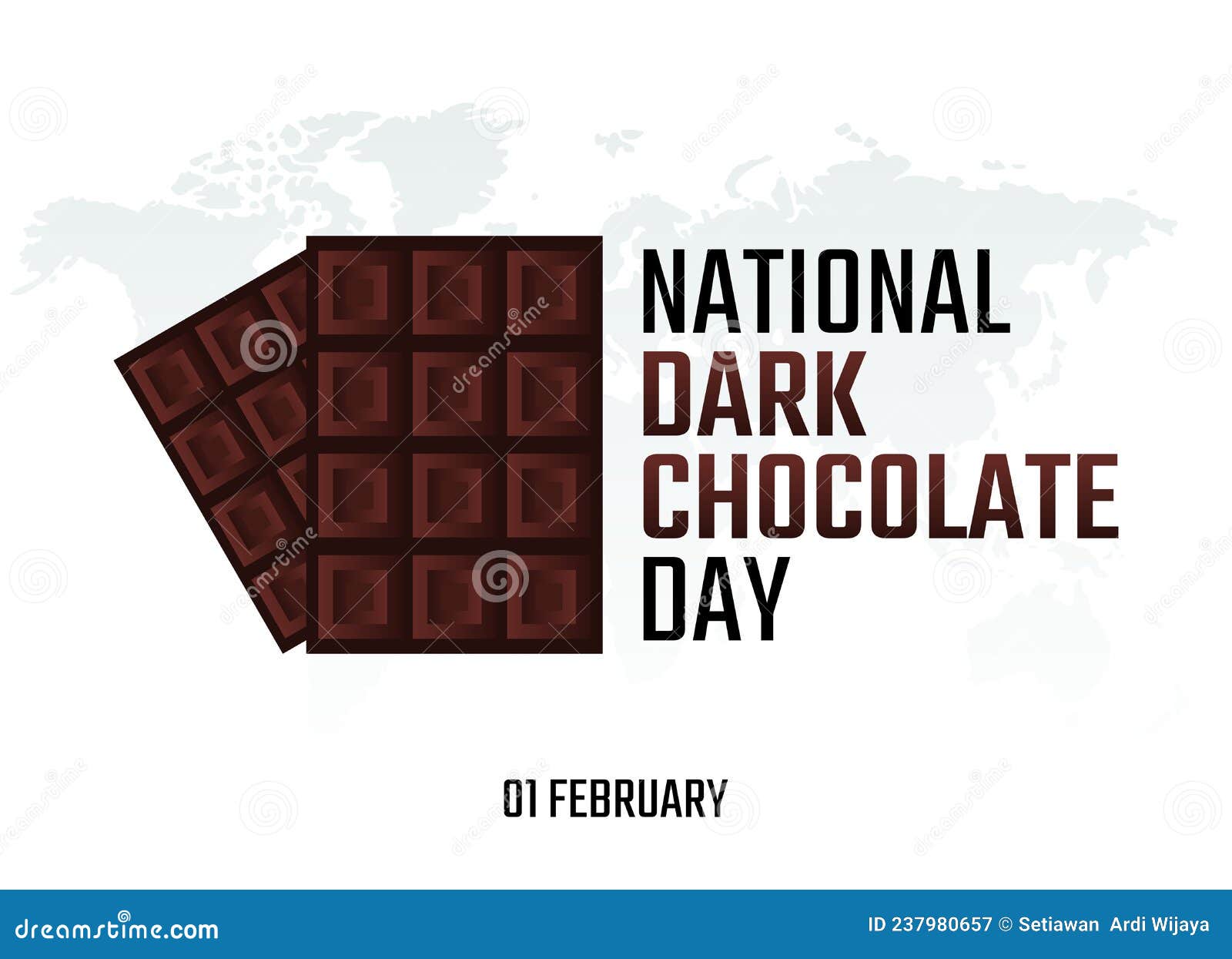 Vector Graphic of National Dark Chocolate Day Stock Vector ...