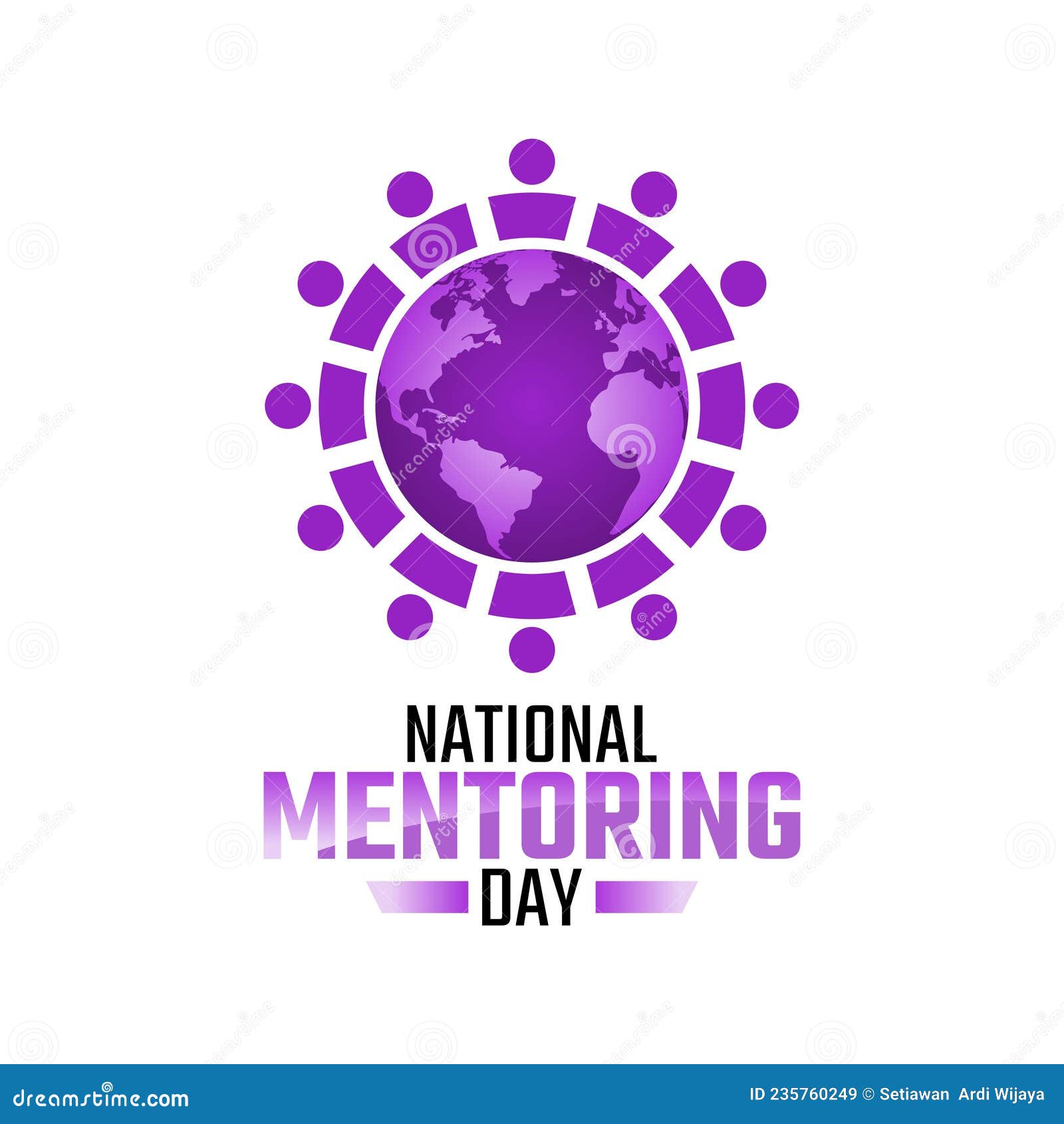 Vector Graphic of National Mentoring Day Stock Vector Illustration of