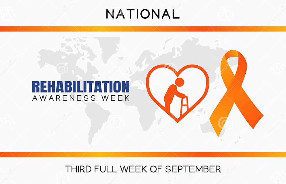 Vector Graphic of National Rehabilitation Awareness Week Good for National Rehabilitation