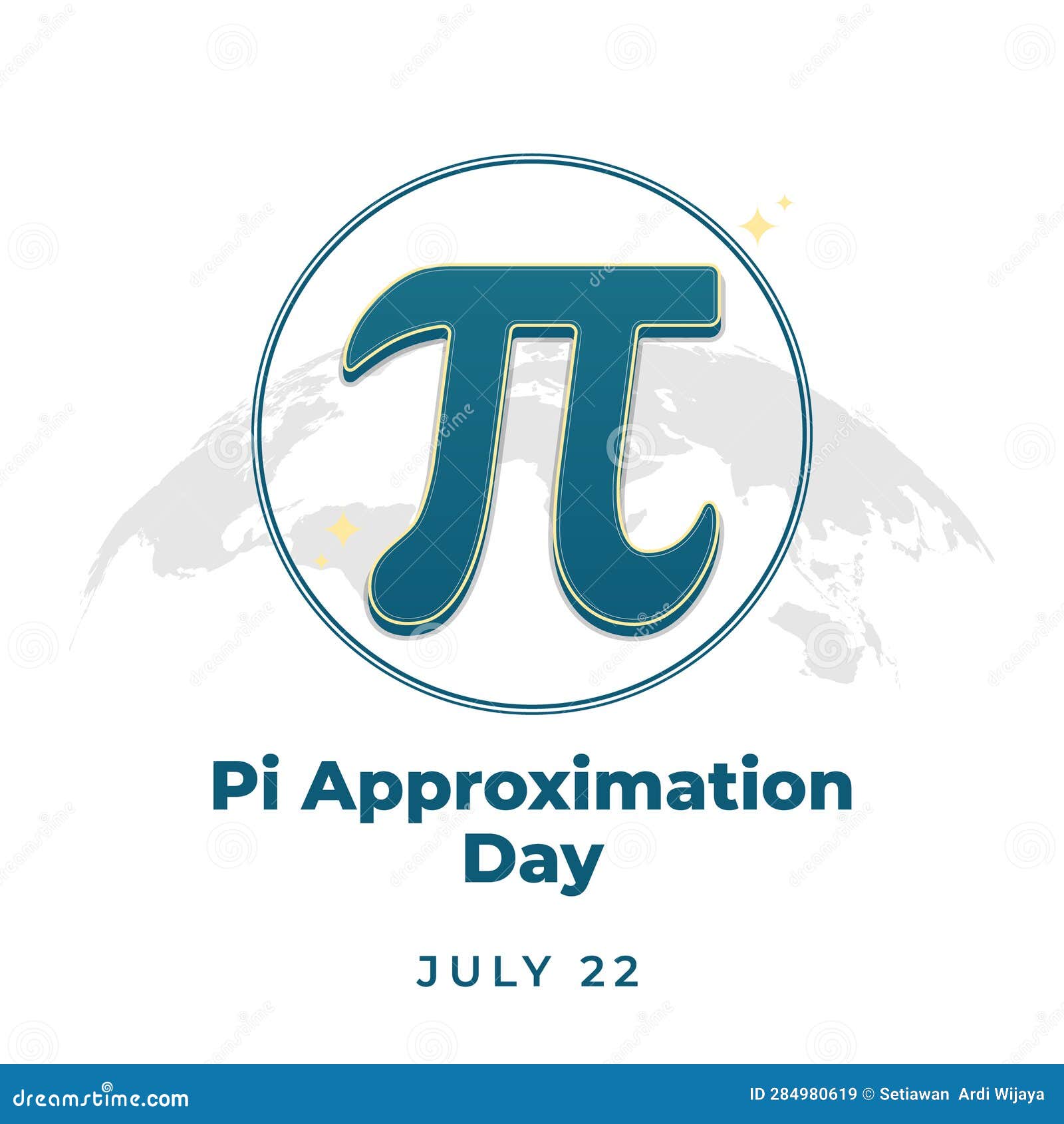 Vector Graphic of Pi Approximation Day Good for Pi Approximation Day