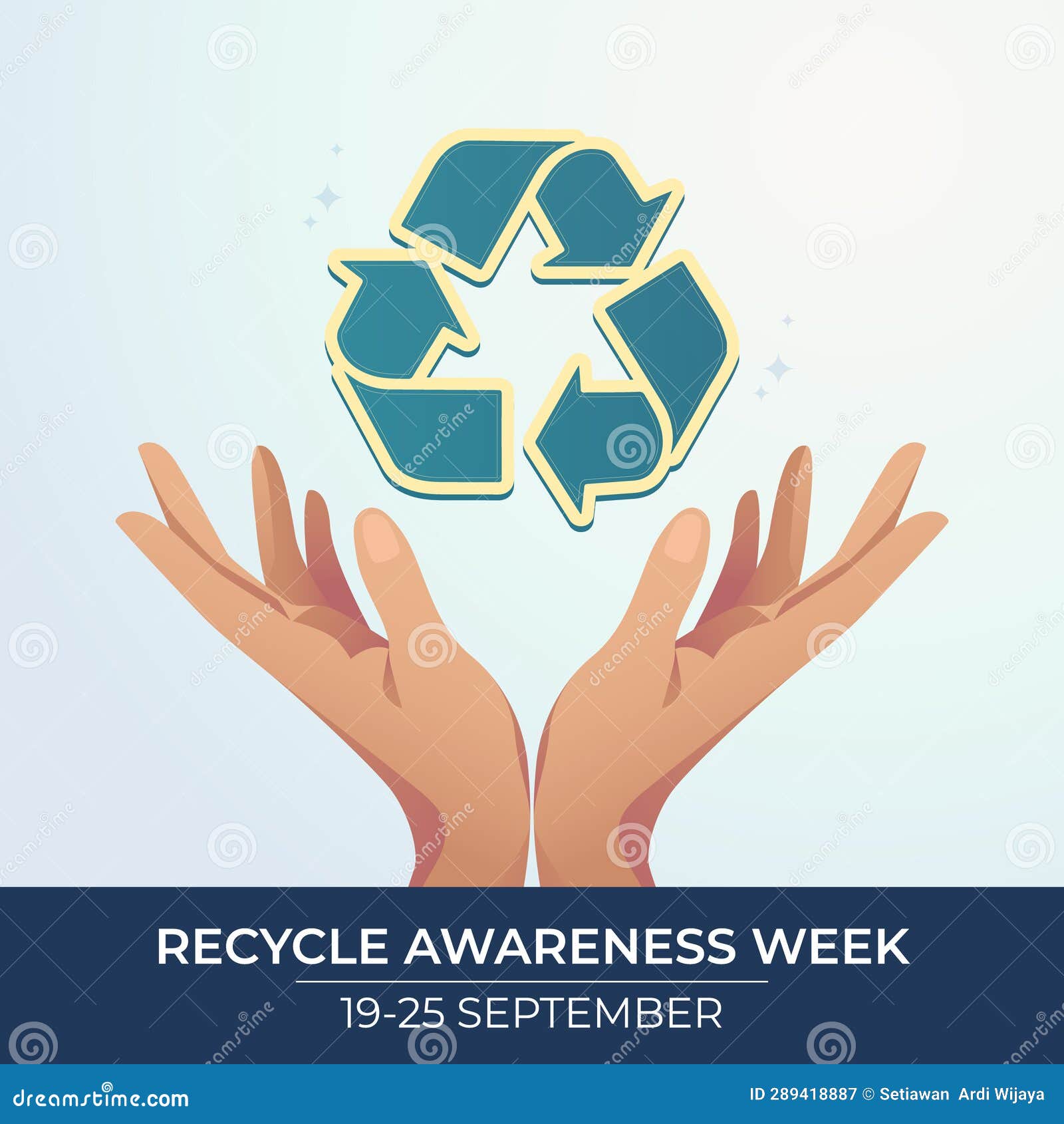 Vector Graphic of Recycle Awareness Week Good for Recycle Awareness