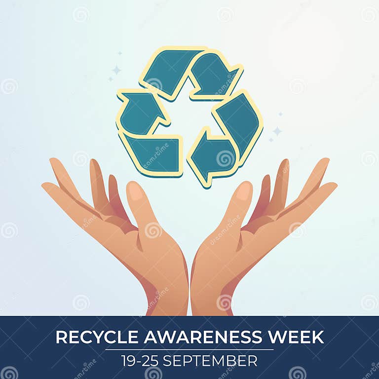 Vector Graphic of Recycle Awareness Week Good for Recycle Awareness