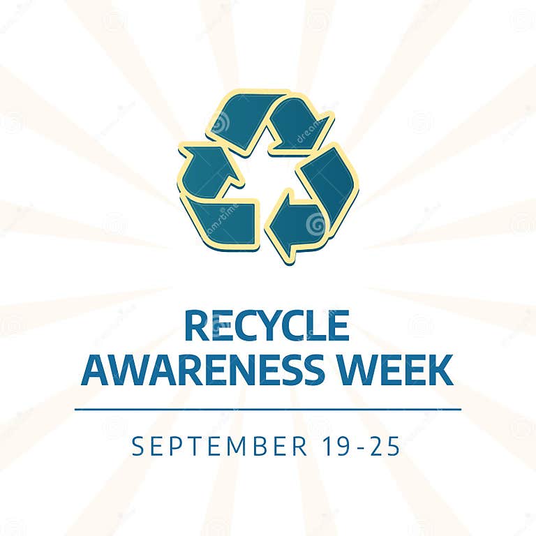 Vector Graphic of Recycle Awareness Week Good for Recycle Awareness