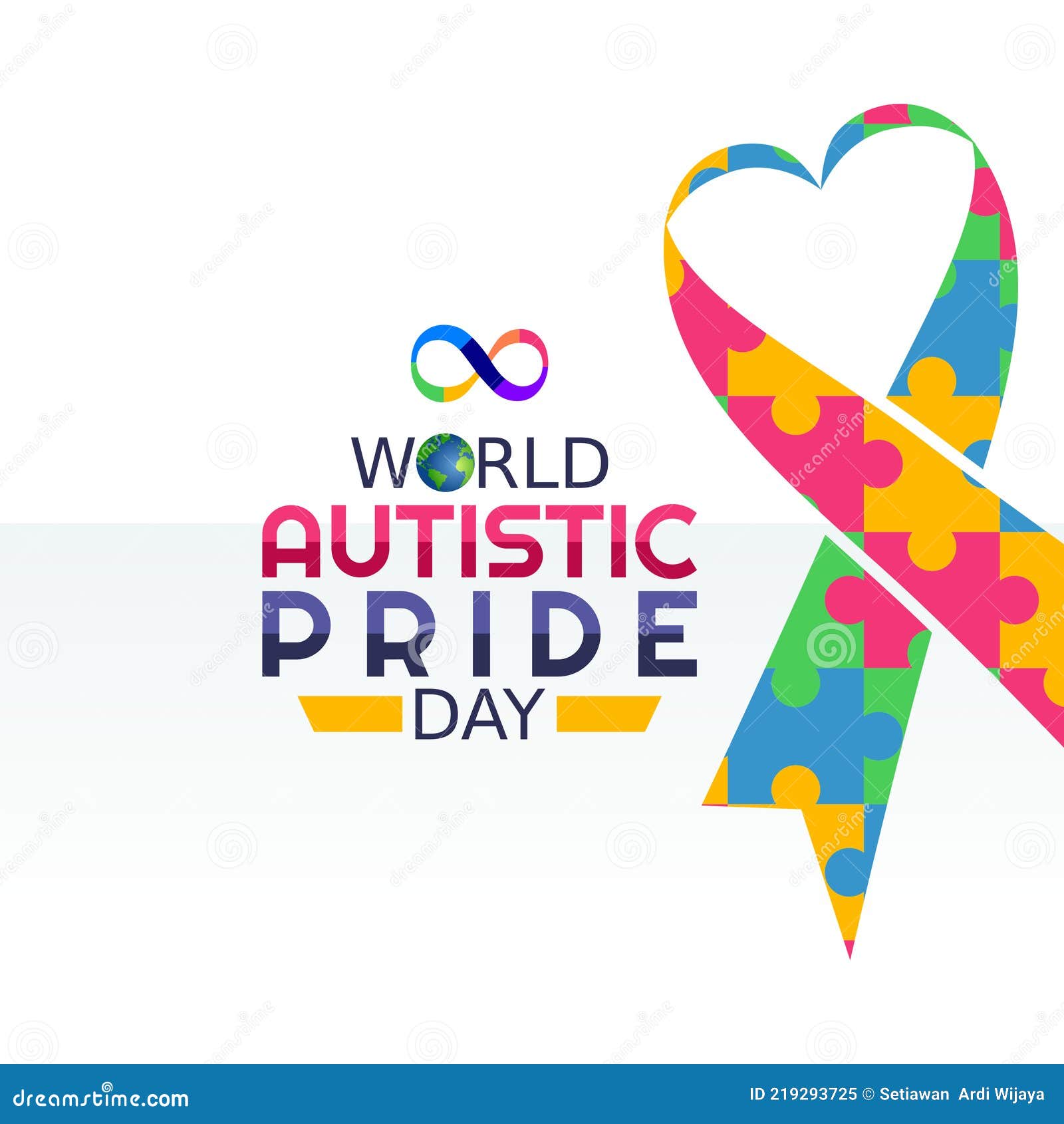 Vector Graphic of World Autistic Pride Day Good for World Autistic ...