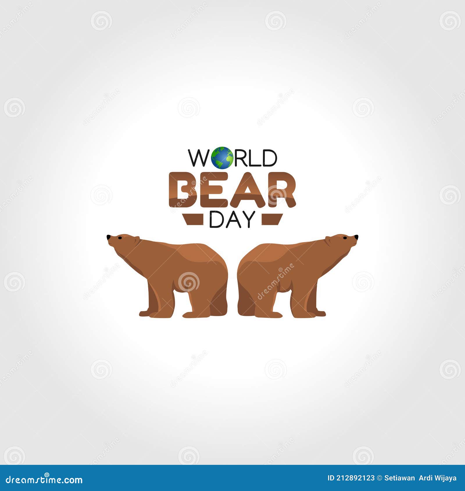 Vector Graphic of World Bear Day Good for World Bear Day Celebration