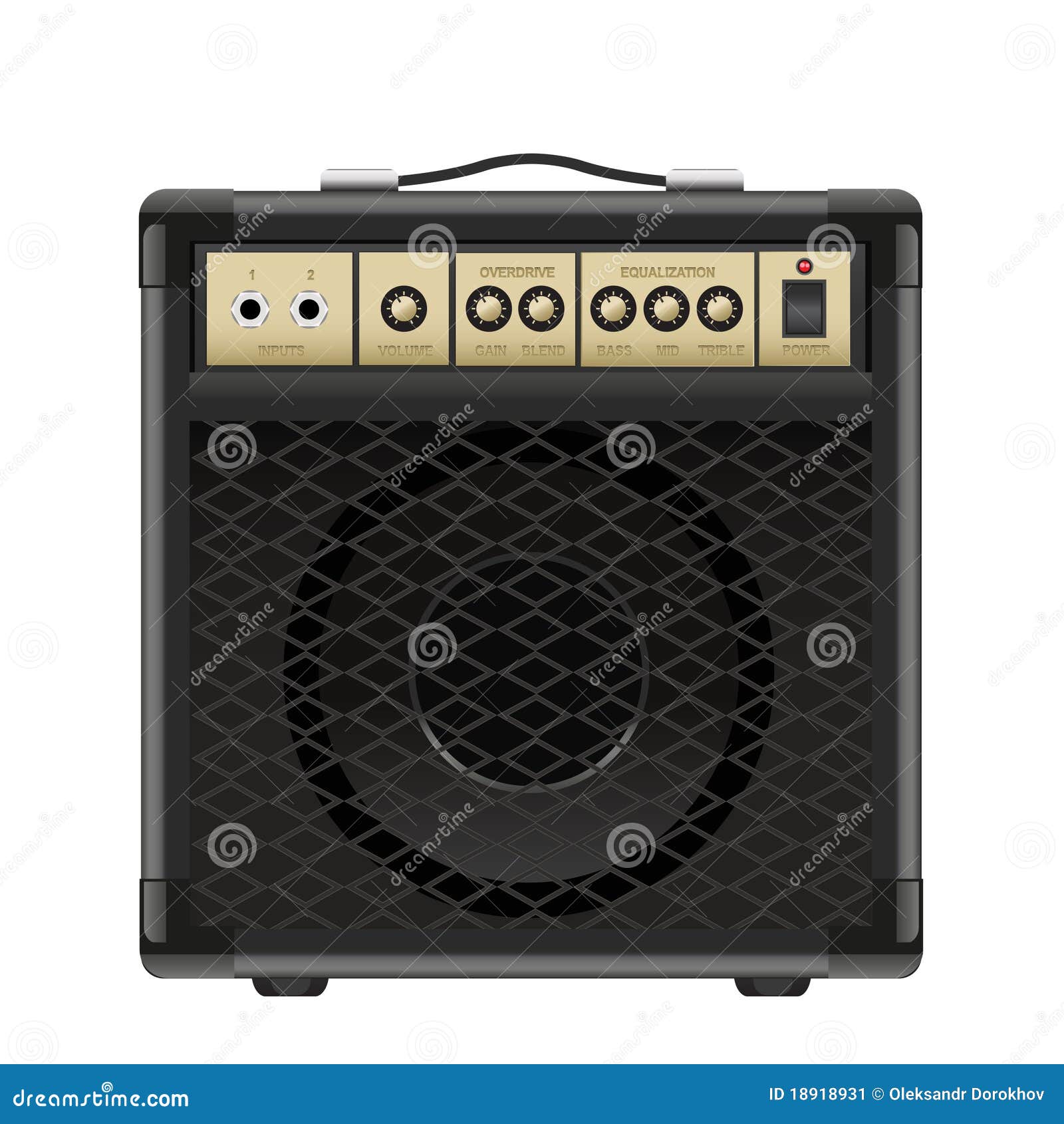 Guitar Amplifier Icon On White Background. Amplifier Sign. Guitar Amp
