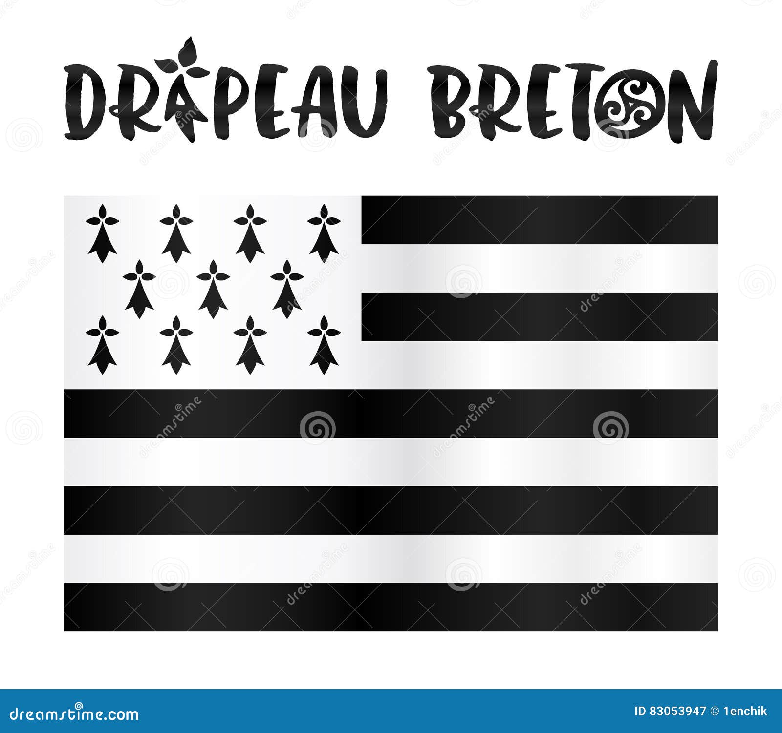 Drapeau Breton Pin for Sale by 1enchik