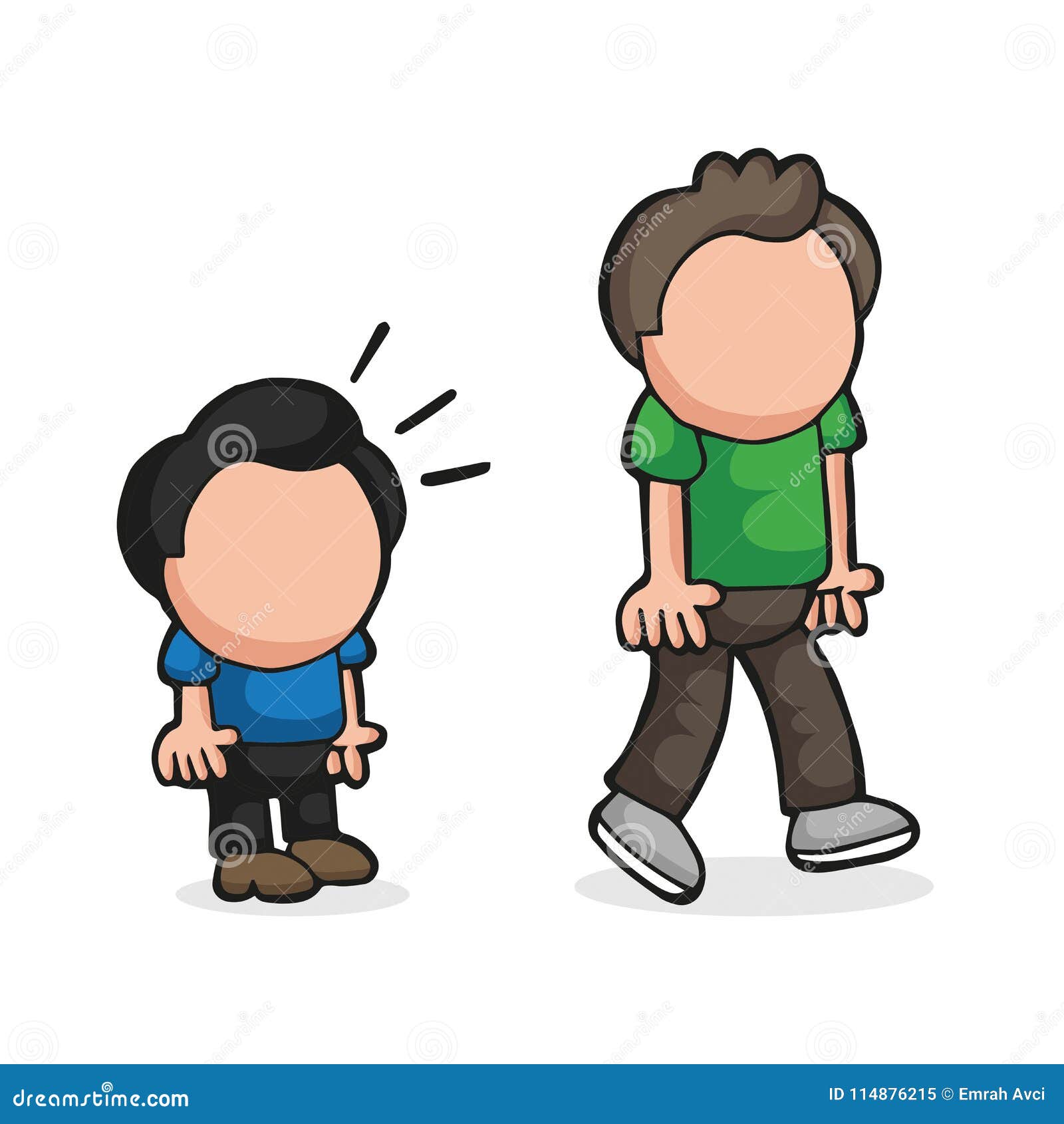 Tall Short Man Stock Illustrations – 102 Tall Short Man Stock