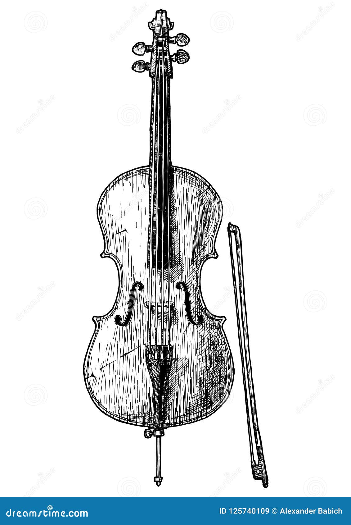 vintage  of cello
