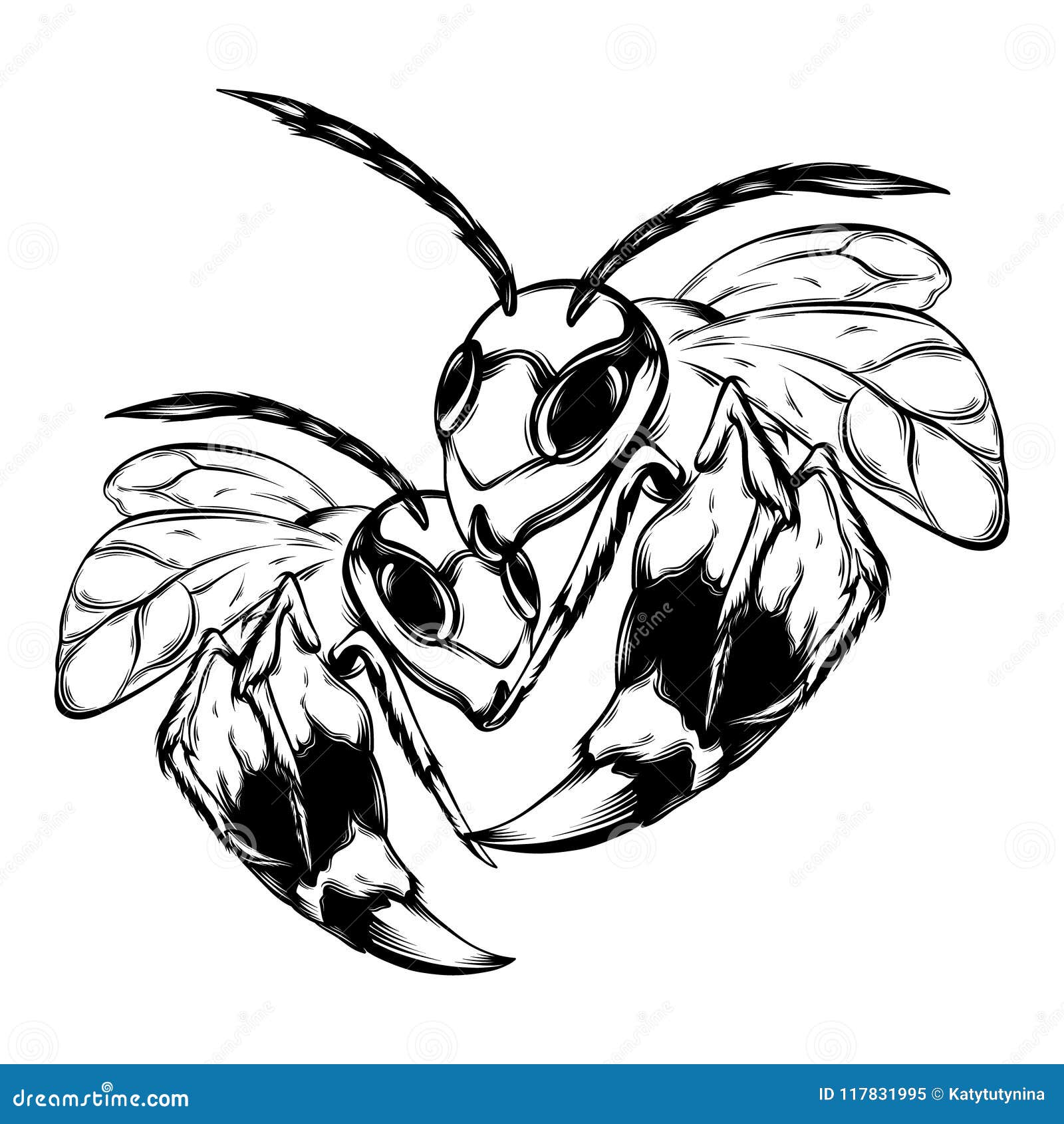 Oldhorsetattooco - Killer bee by @kit.creates Dm him directly to book! #wasp  #tattoos #neotraditionaltattoo #customtattoo #insecttattoo #beetattoo  #indianatattooartist | Facebook
