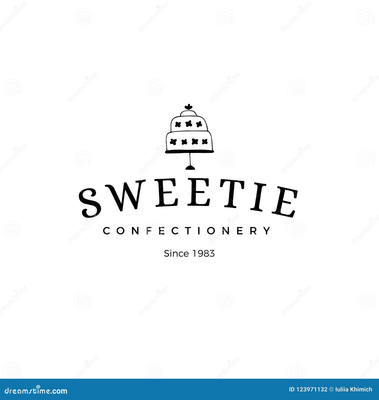 Elegant Cake Logo Design Logo Design Ideas
