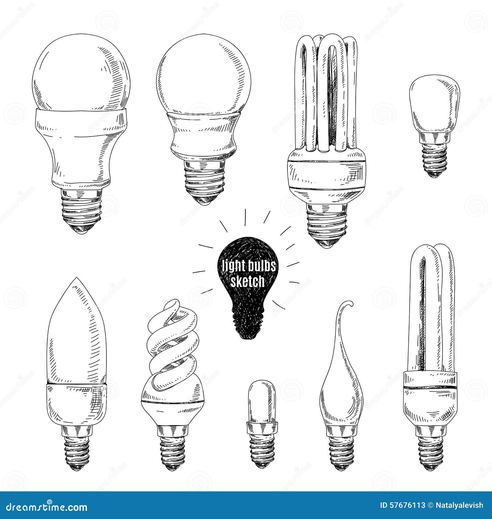 different light bulbs