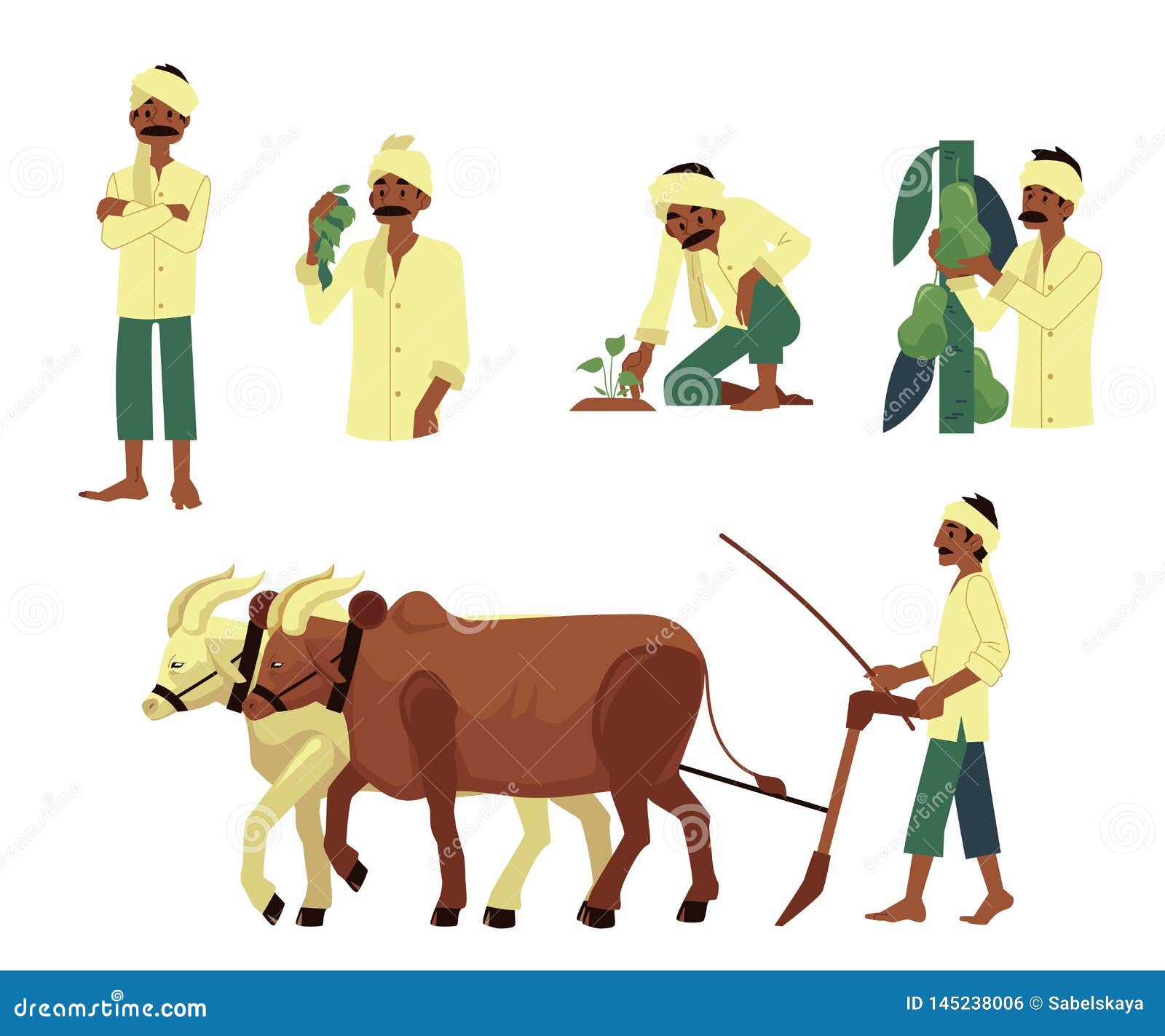 Indian Farmer Stock Illustrations – 2,798 Indian Farmer Stock  Illustrations, Vectors & Clipart - Dreamstime