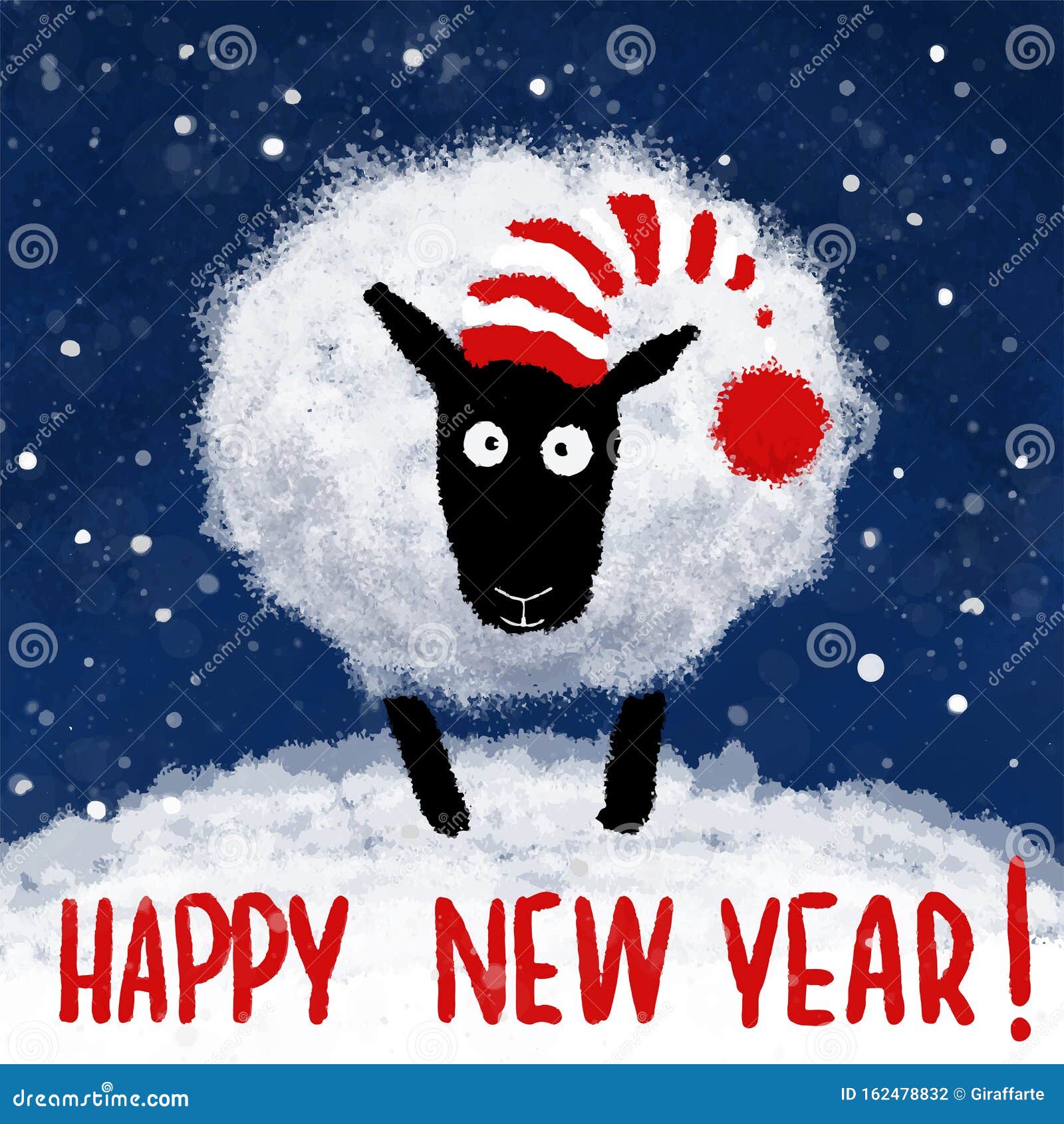 Vector Happy New Year Card with Funny Cartoon Characters Stock Vector - Illustration of celebration, nose: 162478832 Vector Happy New Year Card with Funny Cartoon Characters Stock Vector - Illustration of celebration, nose: 162478832