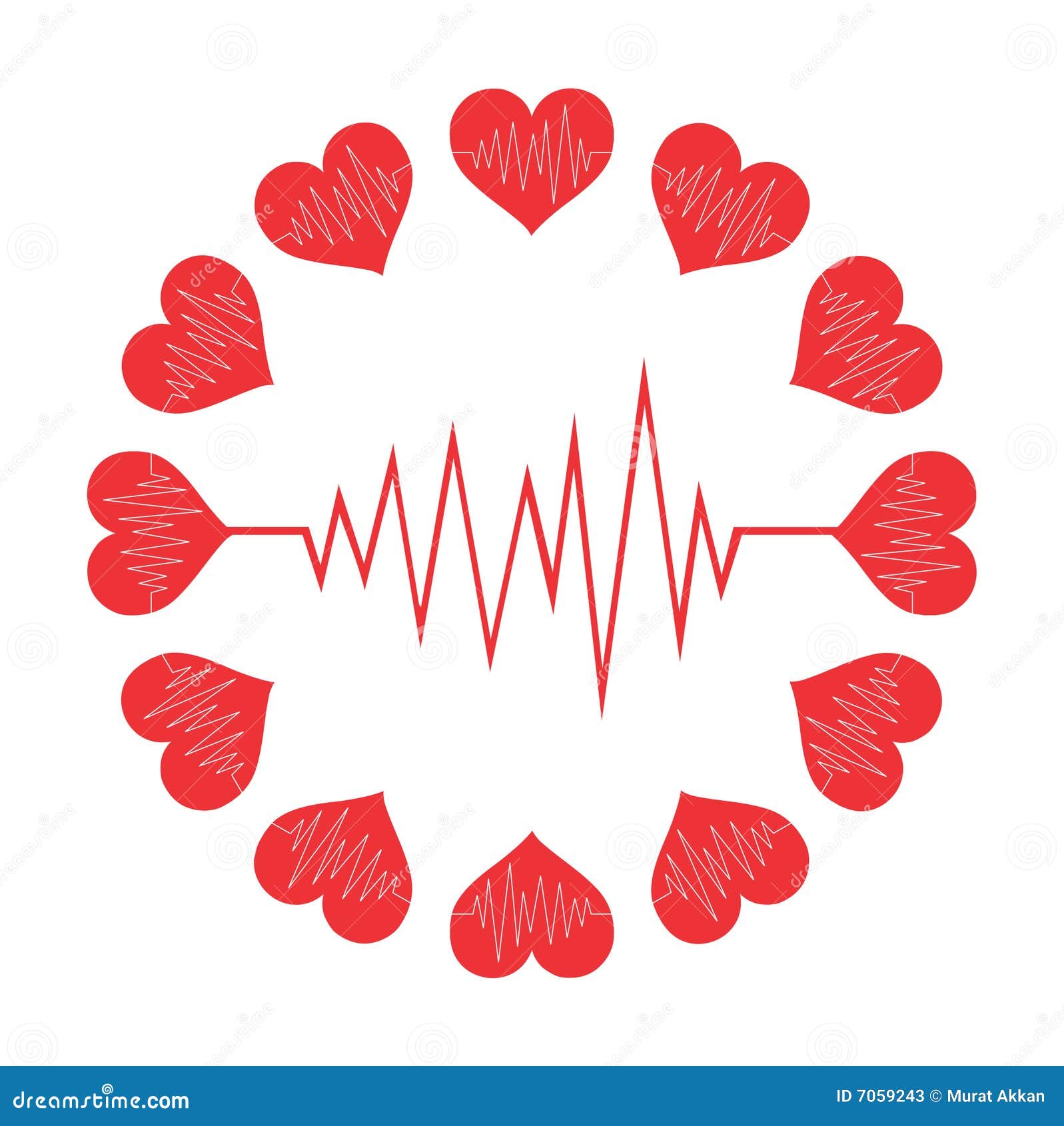 Vector Health stock vector. Illustration of cardiology - 7059243