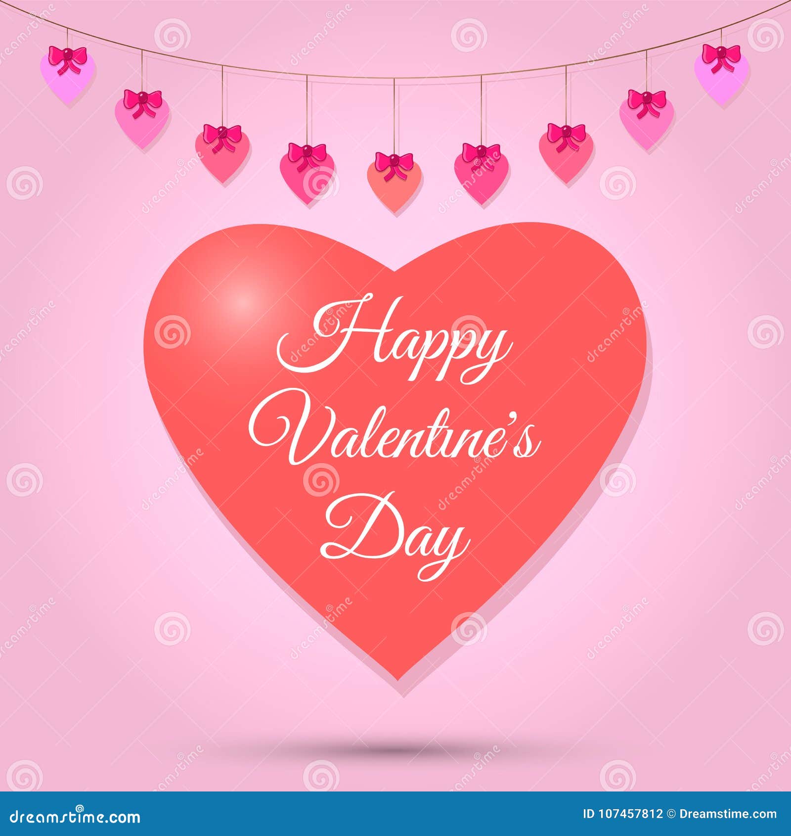 Vector Heart. Happy Valentine`s Day. the 14th of February Stock ...