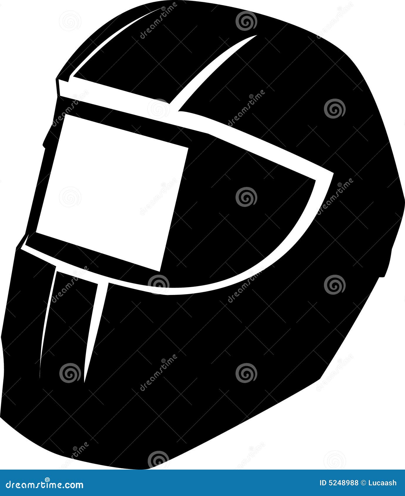 Vector Helmet stock vector. Illustration of white, vector - 5248988