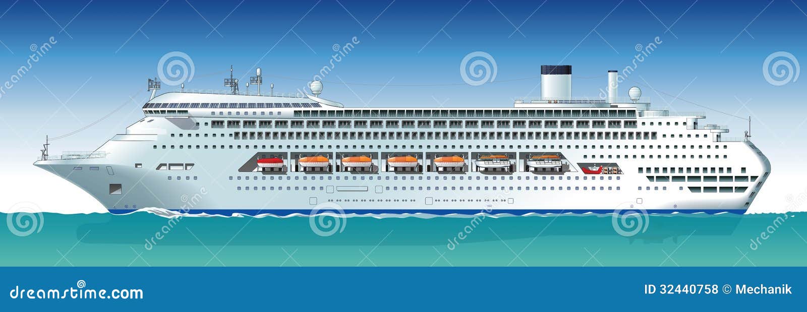  hi-detailed cruise ship