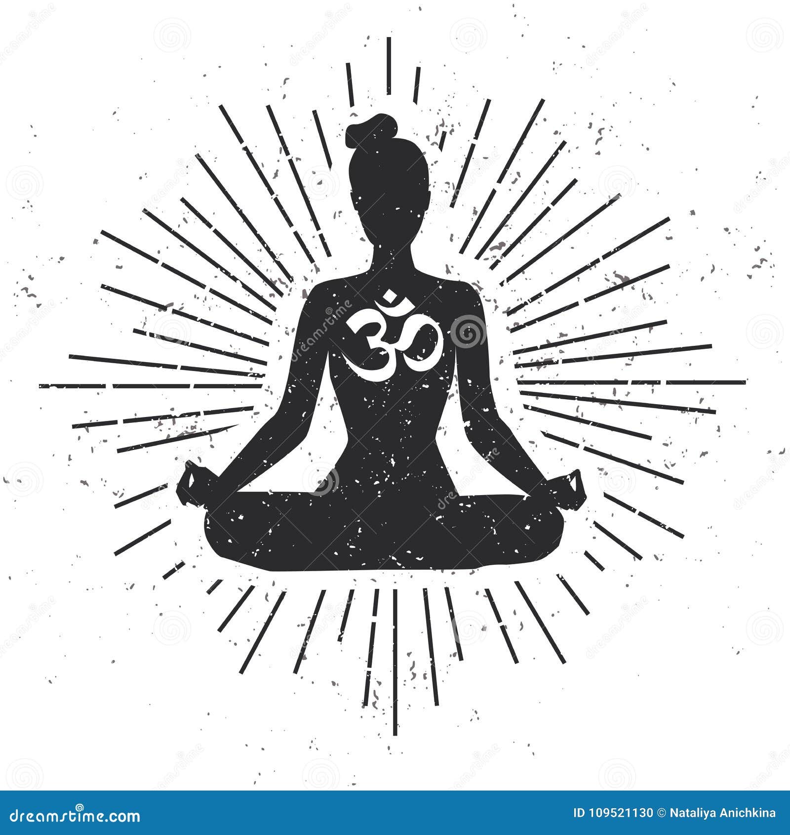 Woman in yoga position silhouette icon vector. meditating girl posters for  the wall • posters stretching, spiritual, slim | myloview.com
