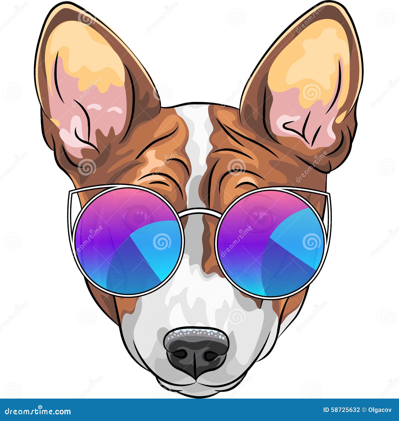 Cartoon Smart Dog With Glasses | David Simchi-Levi