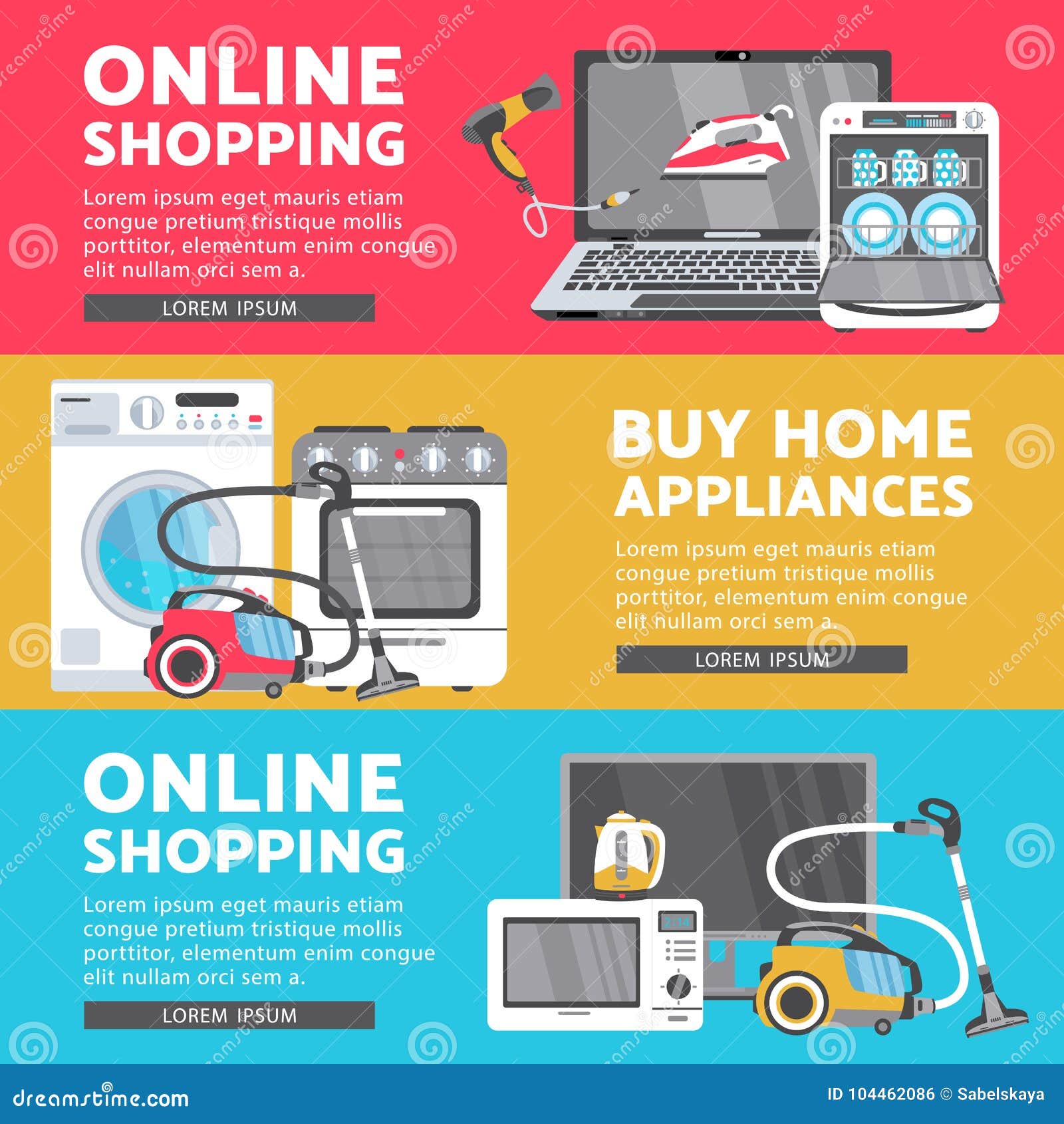 Sale of Household Kitchen Appliances Online Flyer Template