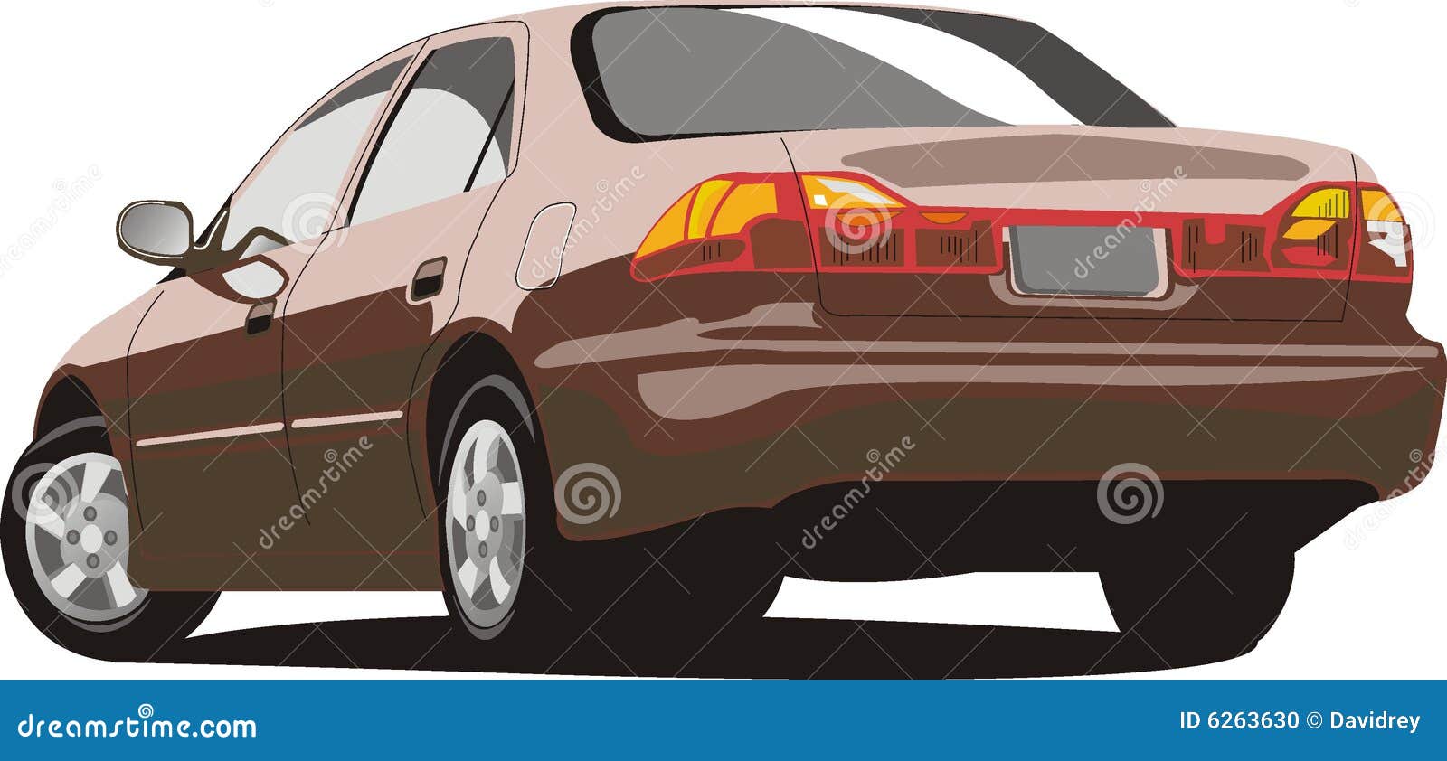 Vector Honda Accord Stock Illustration Illustration Of Ilustration