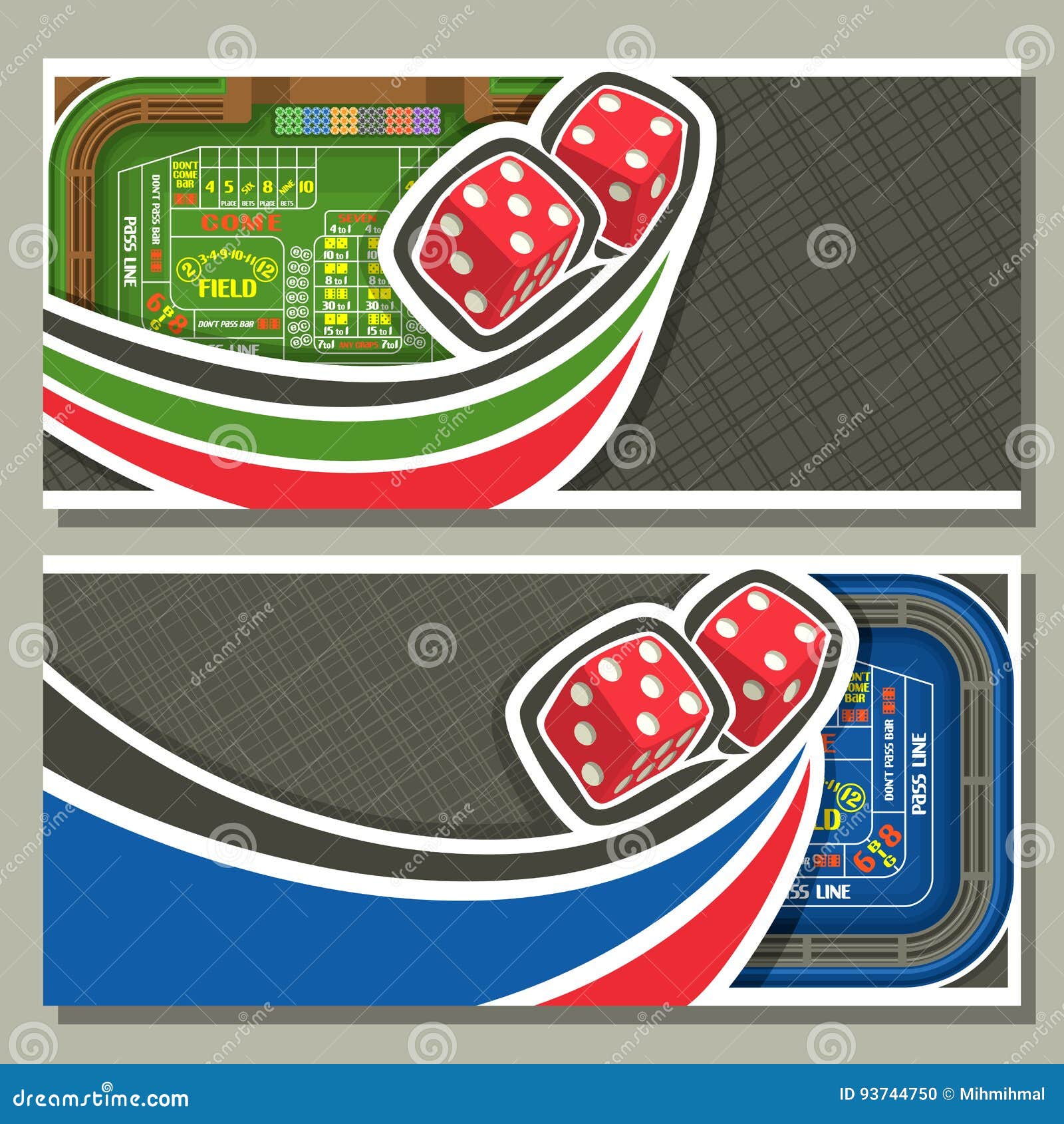 Vector Craps Table Layout (small) 15086233