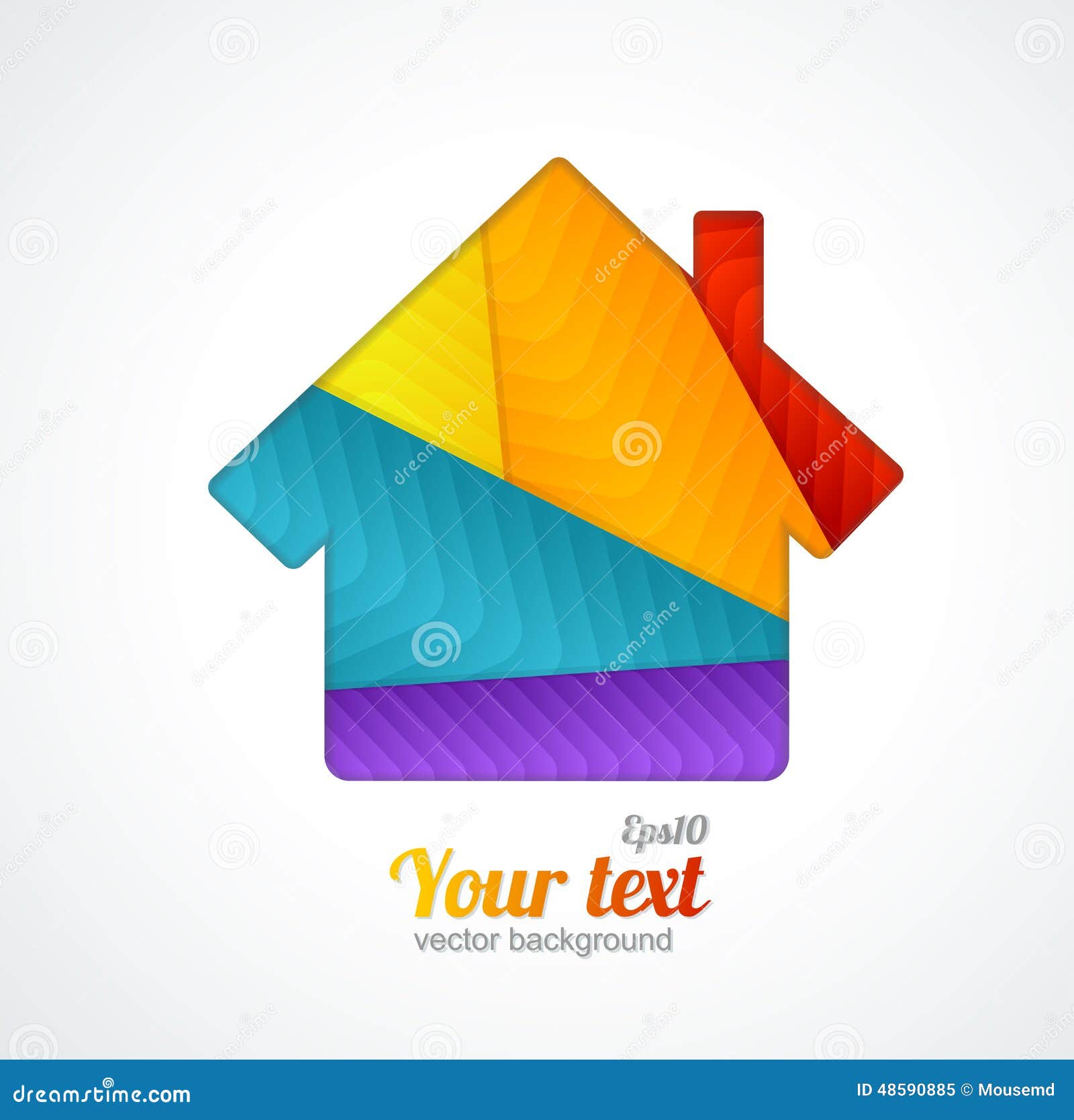 Download Vector House Applique Background. Stock Vector ...