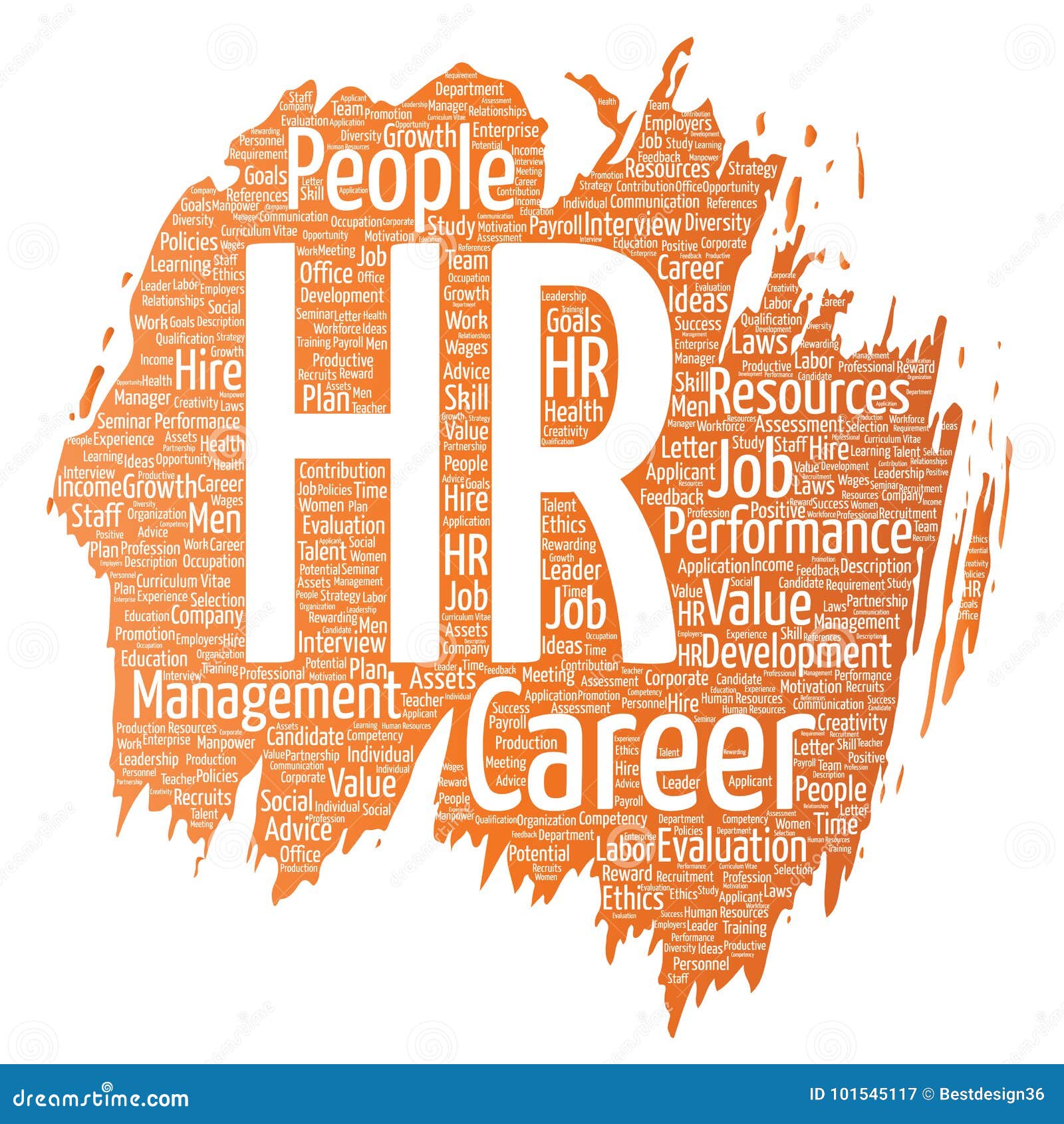 Vector Hr or Human Resources Career Management Stock Vector ...