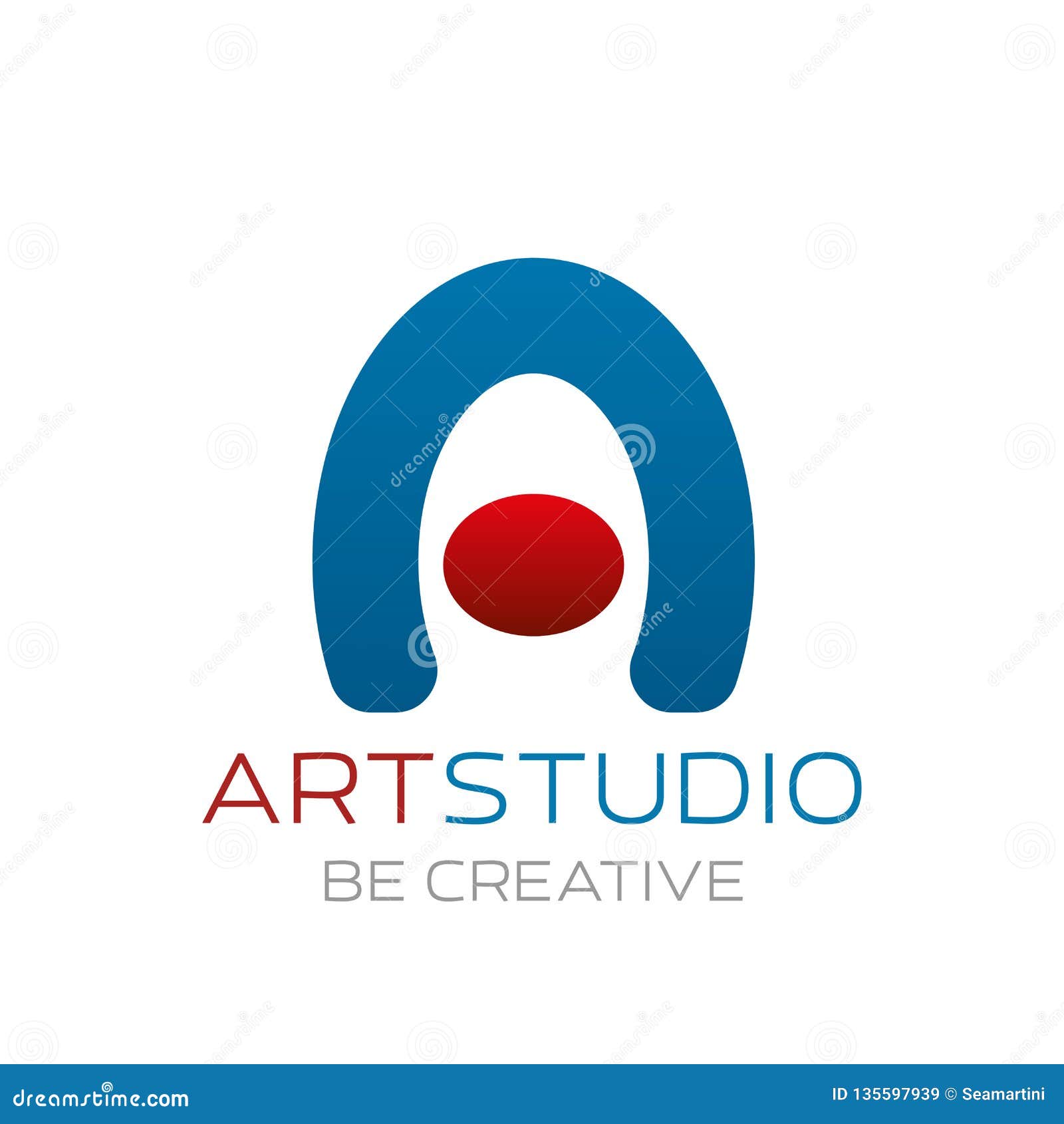 Art studio vector sign stock vector. Illustration of identity 135597939