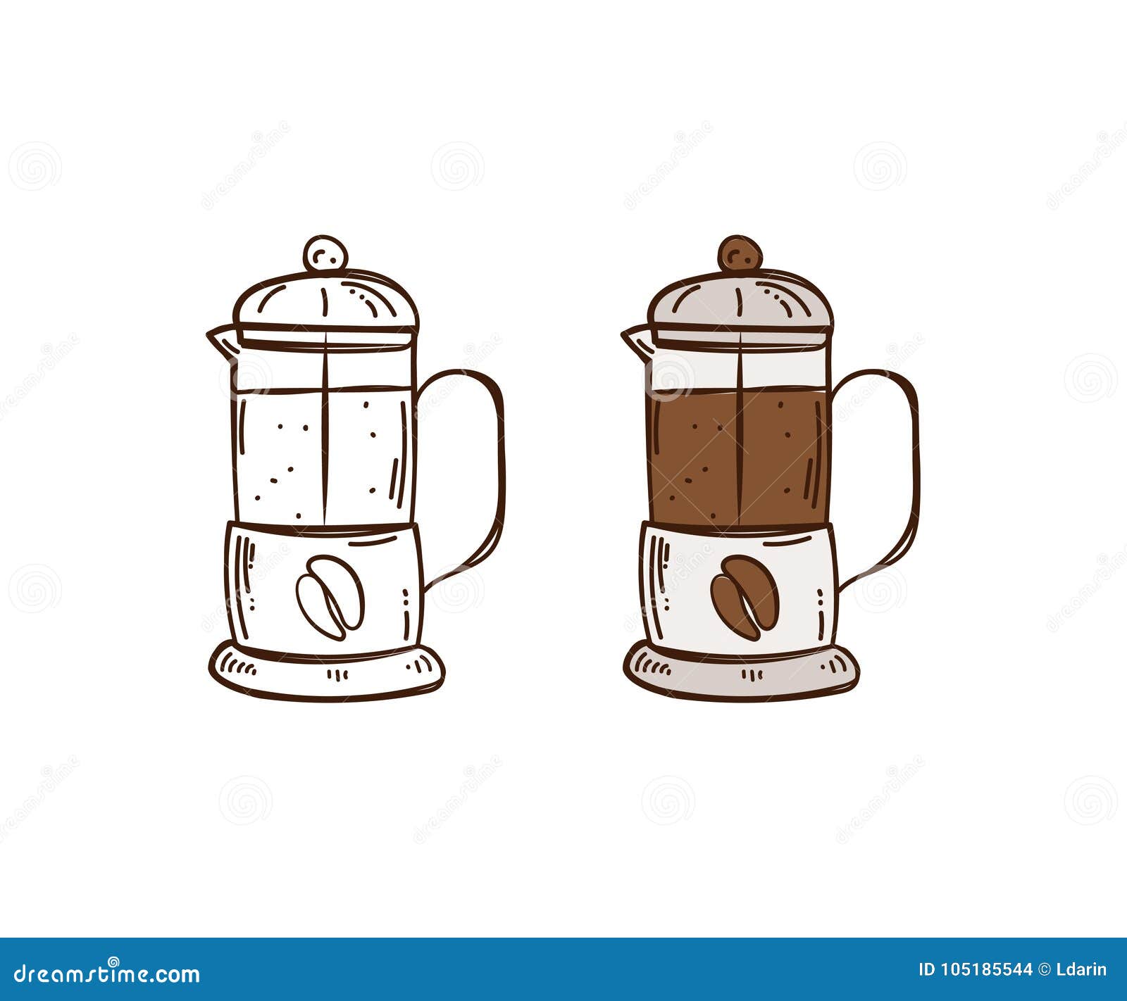 Download Vector Icon Of Coffee Brewer Stock Vector - Illustration ...