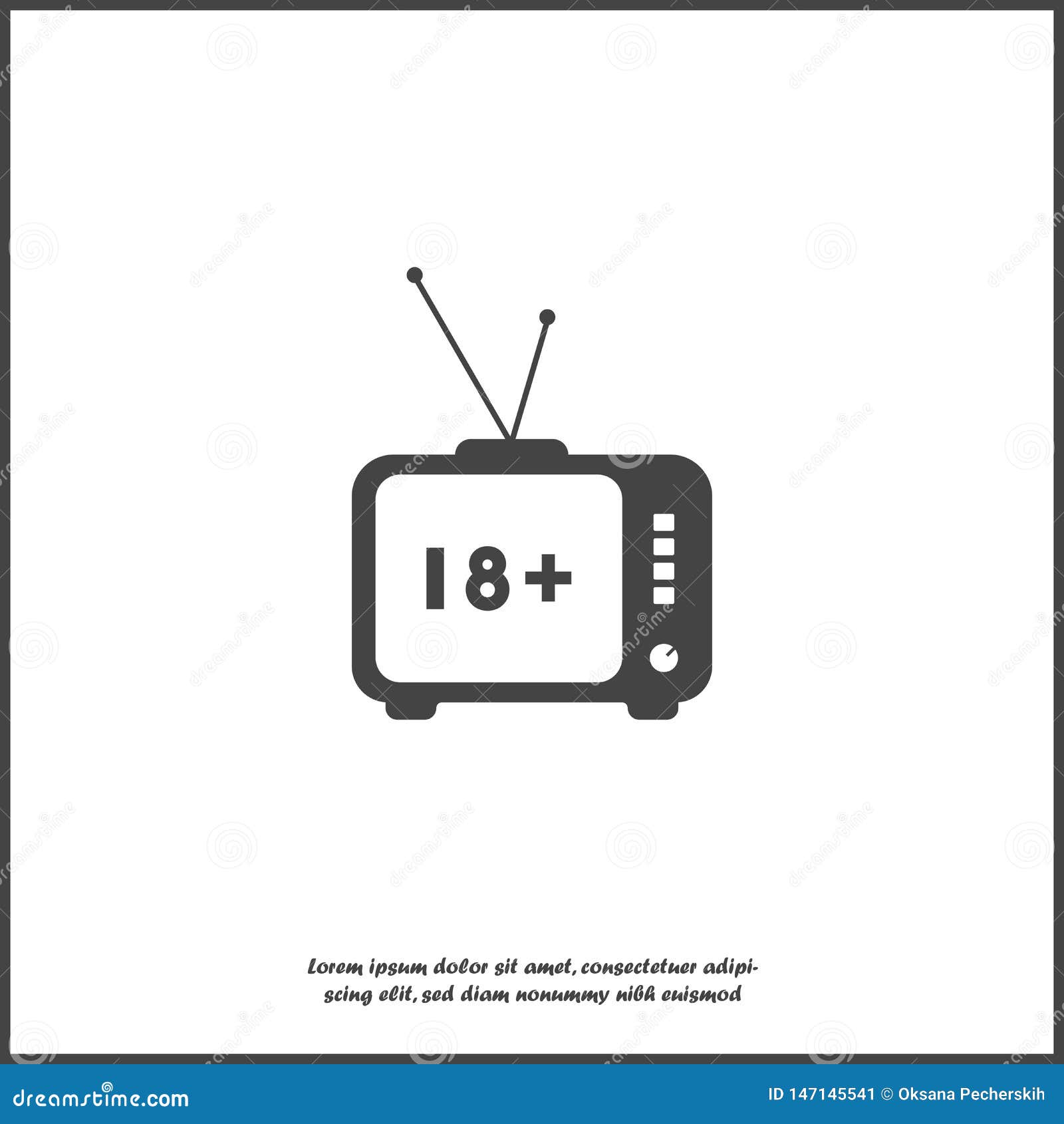 Vector Icon Film 18 Age Restriction Symbol On White Isolated Background Stock Vector Illustration Of Creative Sign Vector Icon Film 18 Age Restriction Symbol On White Isolated Background Stock Vector Illustration Of Creative Sign