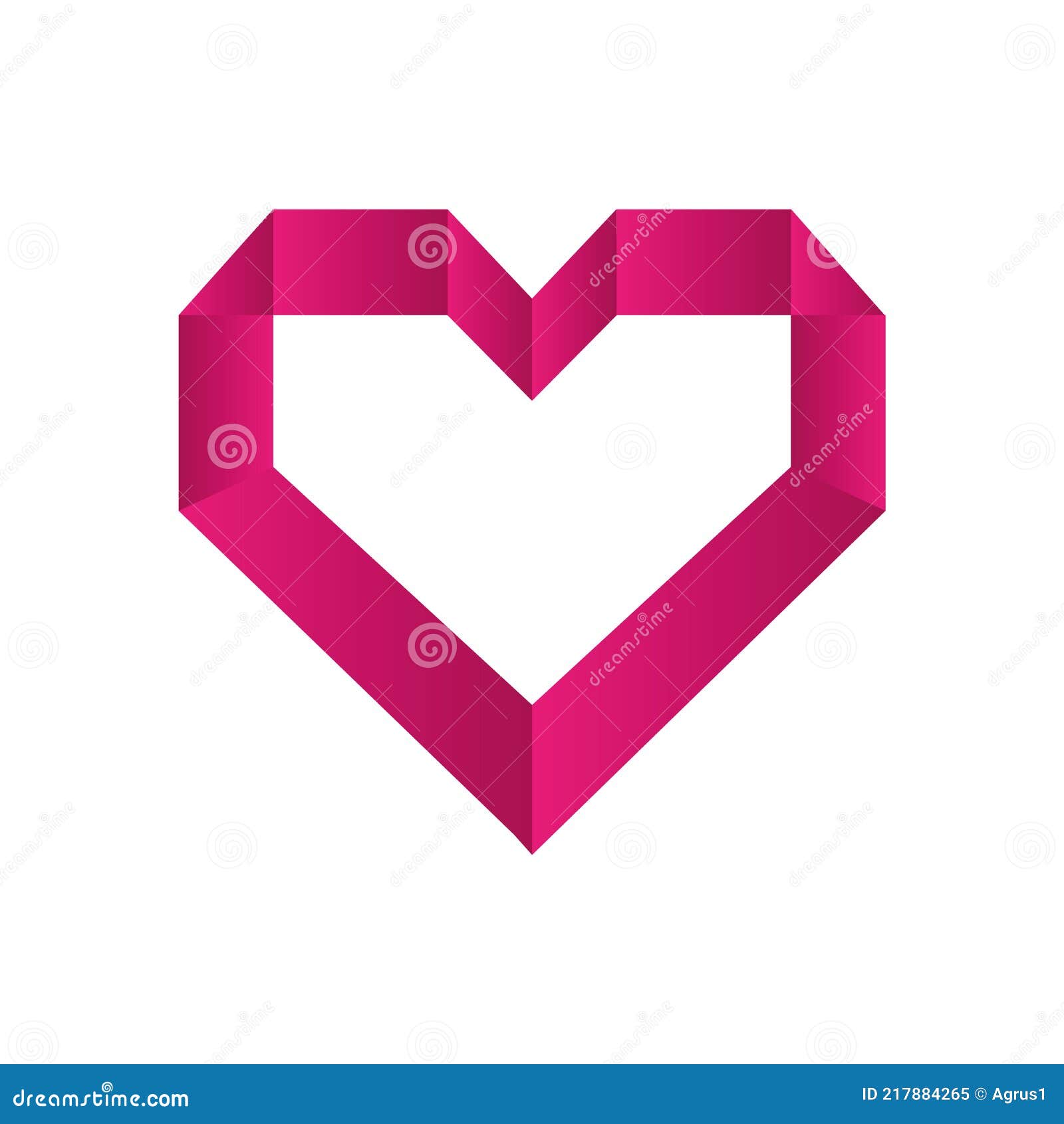 Vector Icon of Red Heart Signs Stock Vector Illustration of icon, paper 217884265
