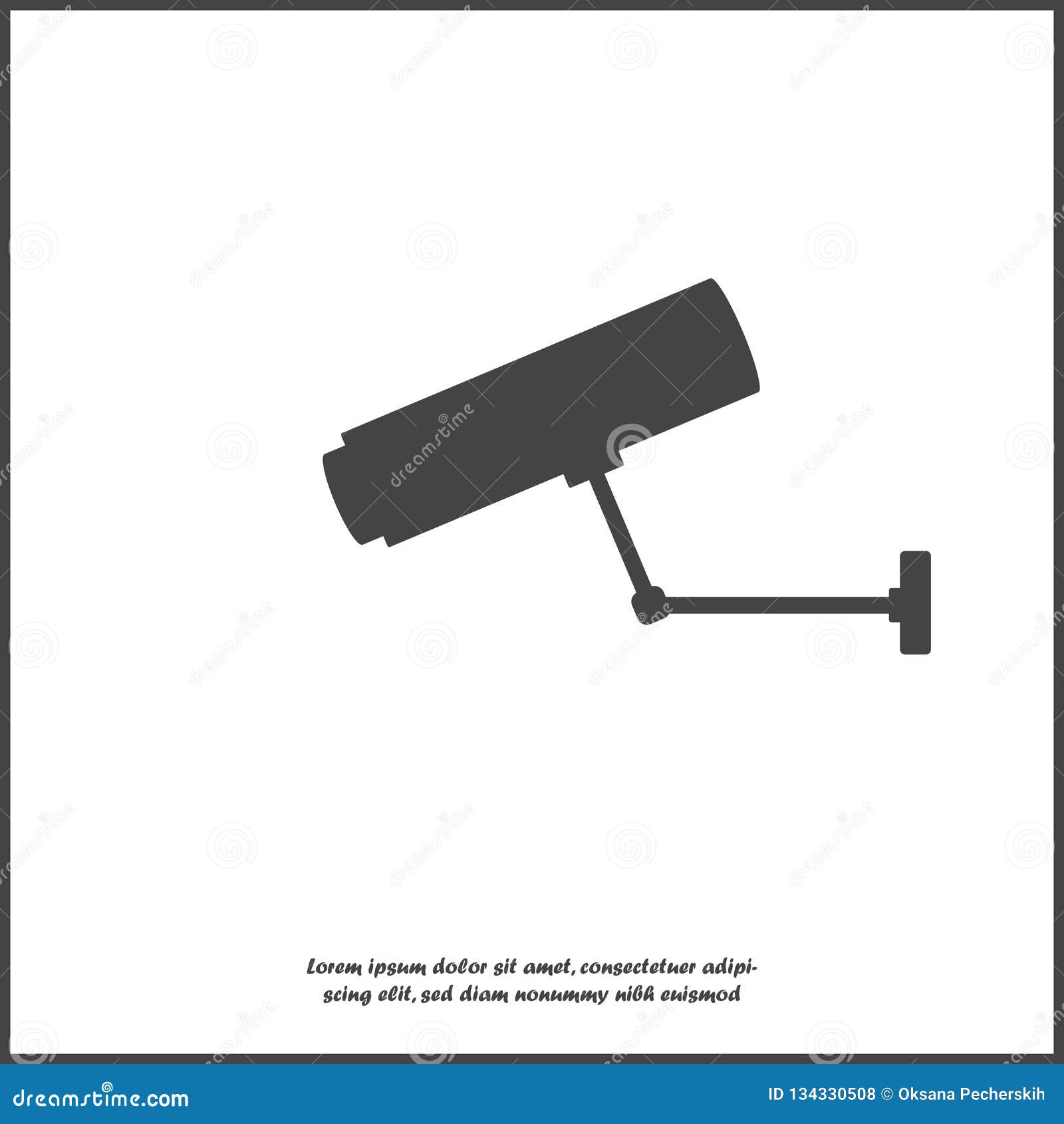 Download Vector Icon Security Camera Illustration On White Isolated ...