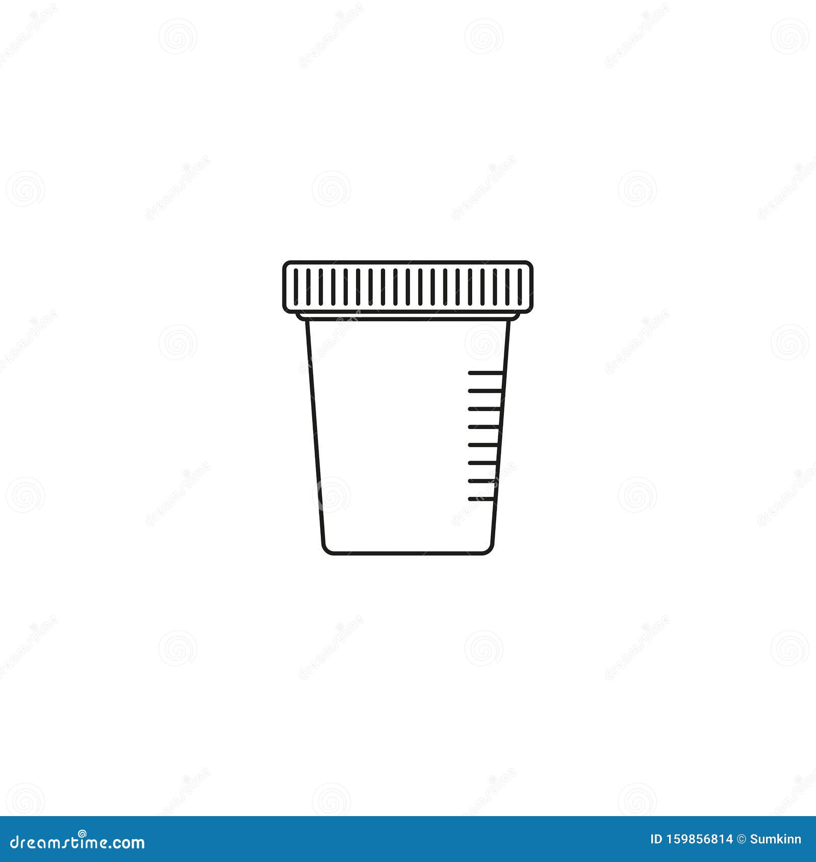 Vector icon for urine test stock vector. Illustration of fluid 159856814