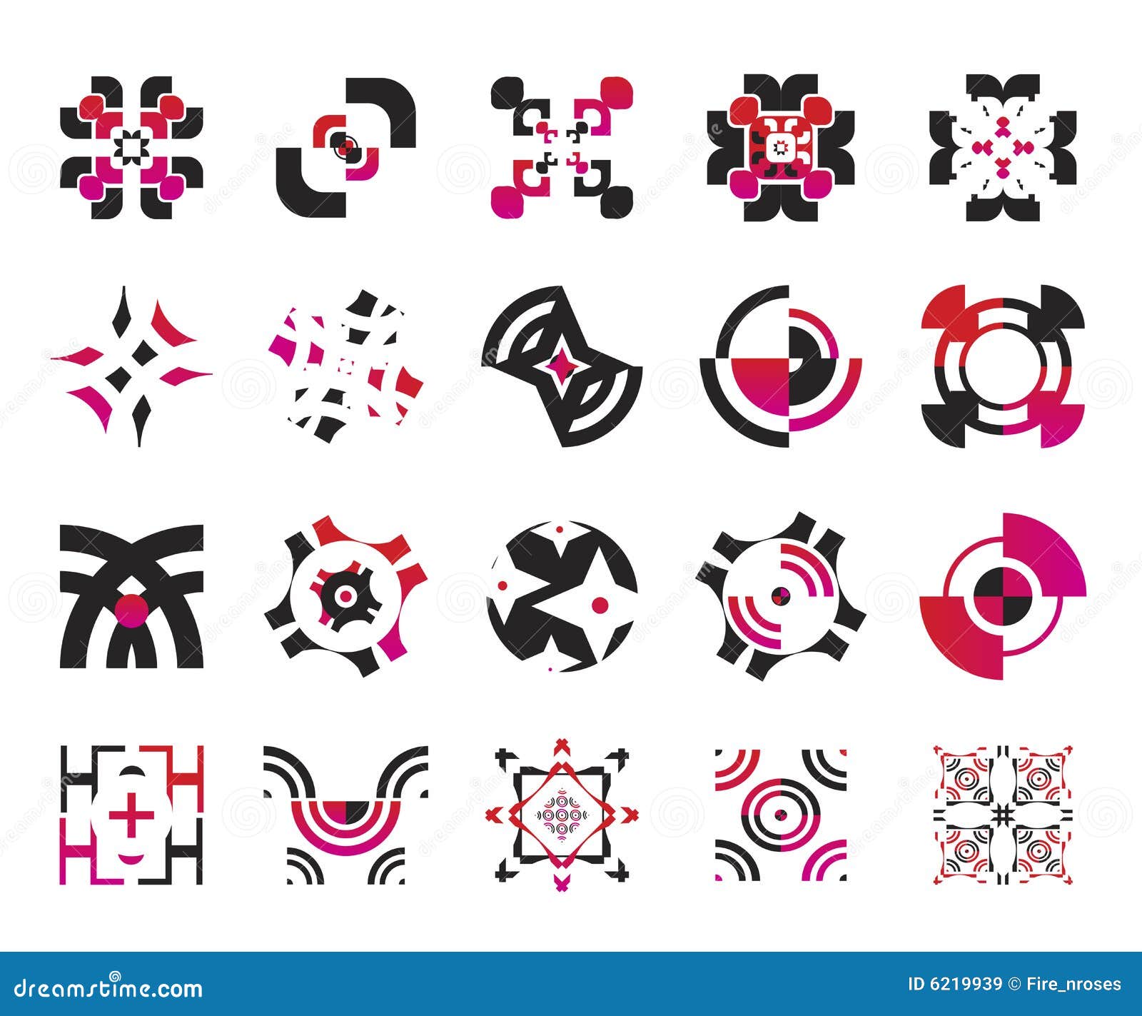 Vector icons - elements 5 stock vector. Illustration of integrate - 6219939