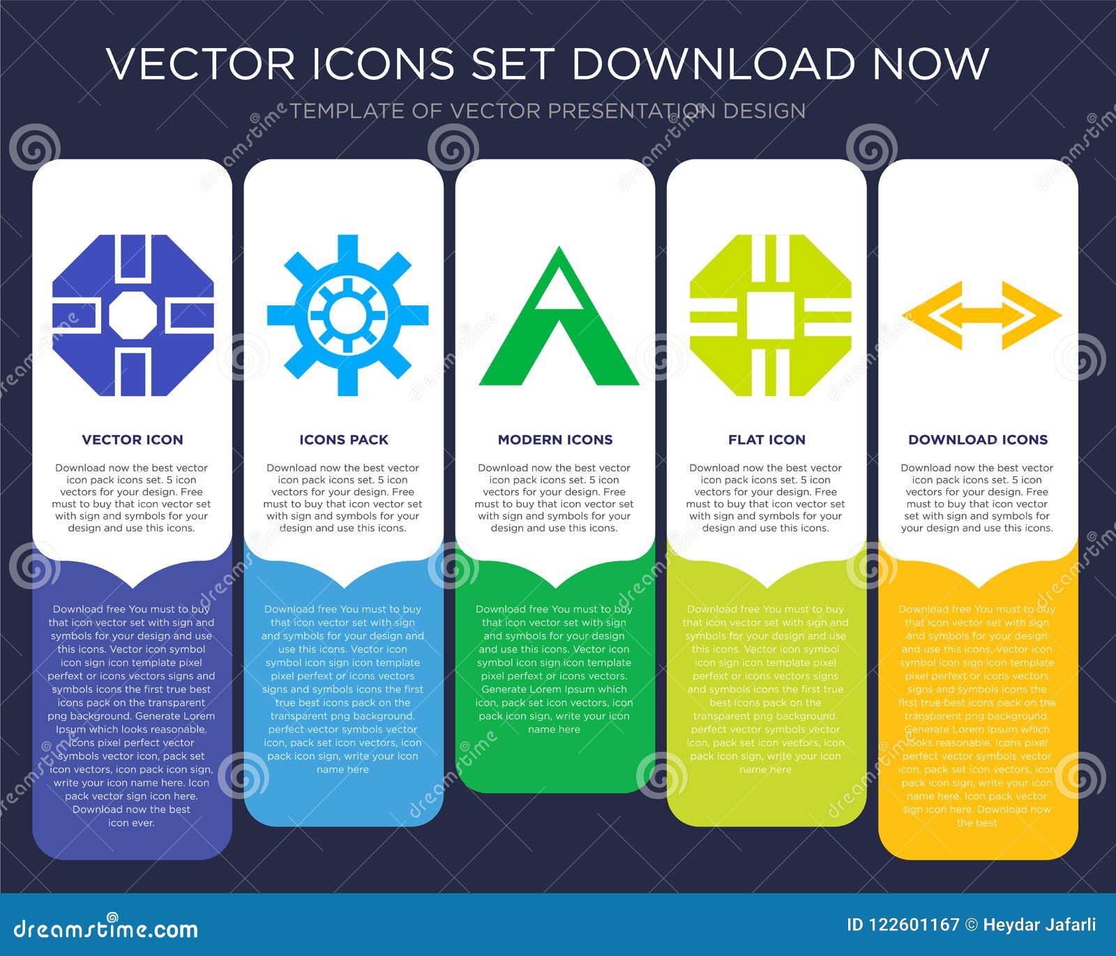 octagon infographics design icon vector stock vector illustration