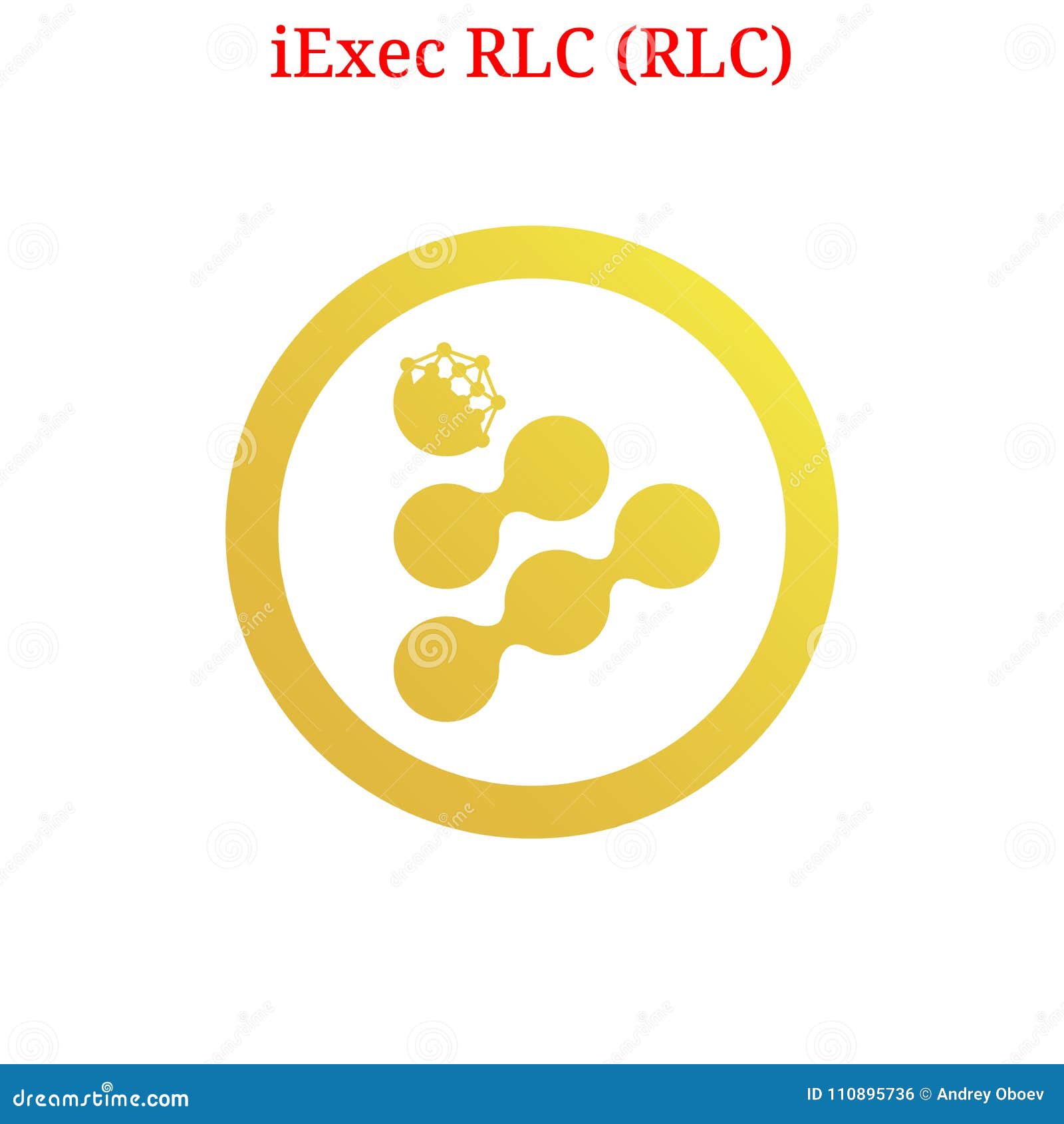 Vector iExec RLC RLC logo stock vector. Illustration of ...