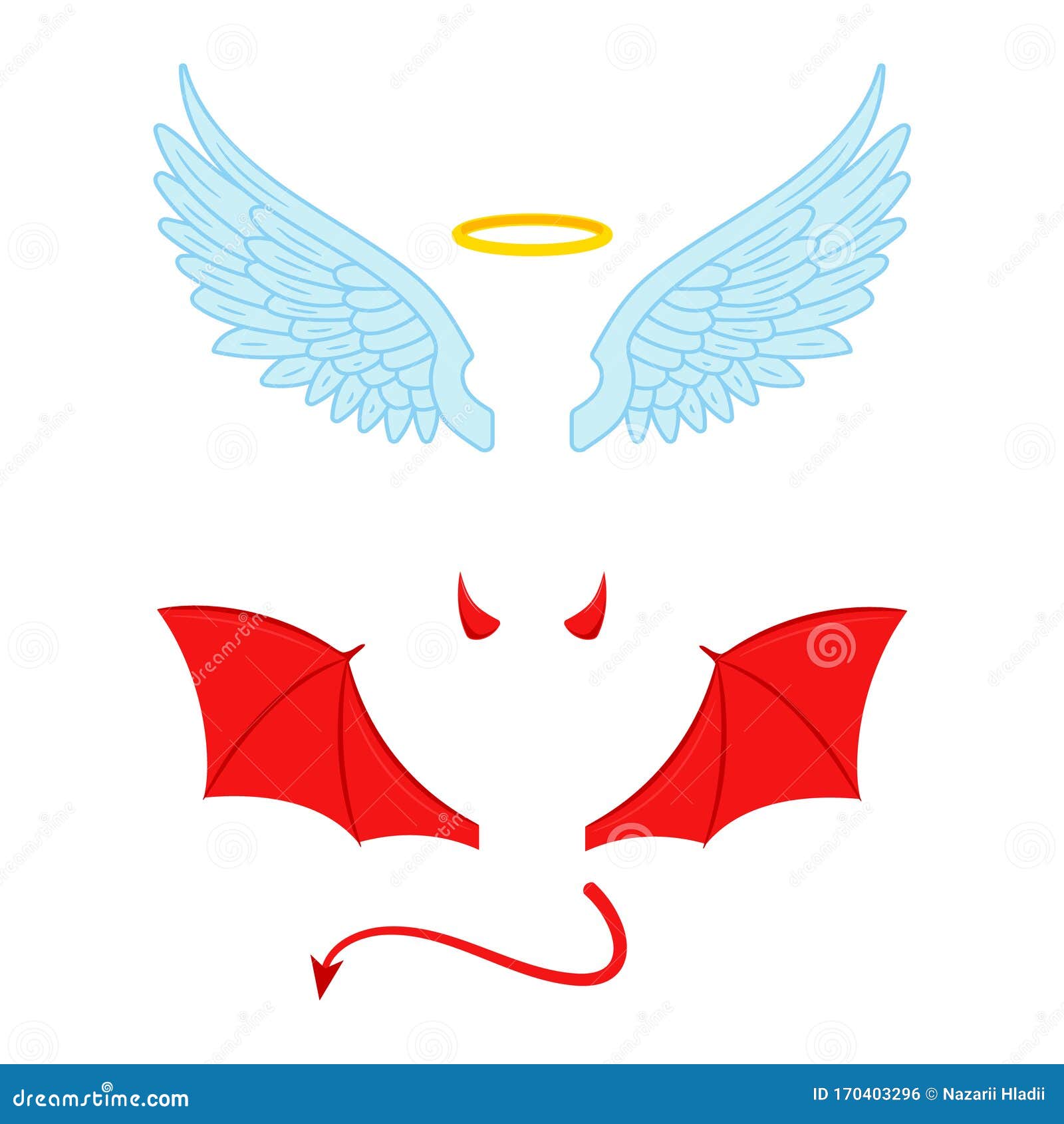 Angel Devil Wings Vector Hd Images, Hand Draw Red Devil Wings, Devil Wings,  Devil, Wings PNG Image For Free Download